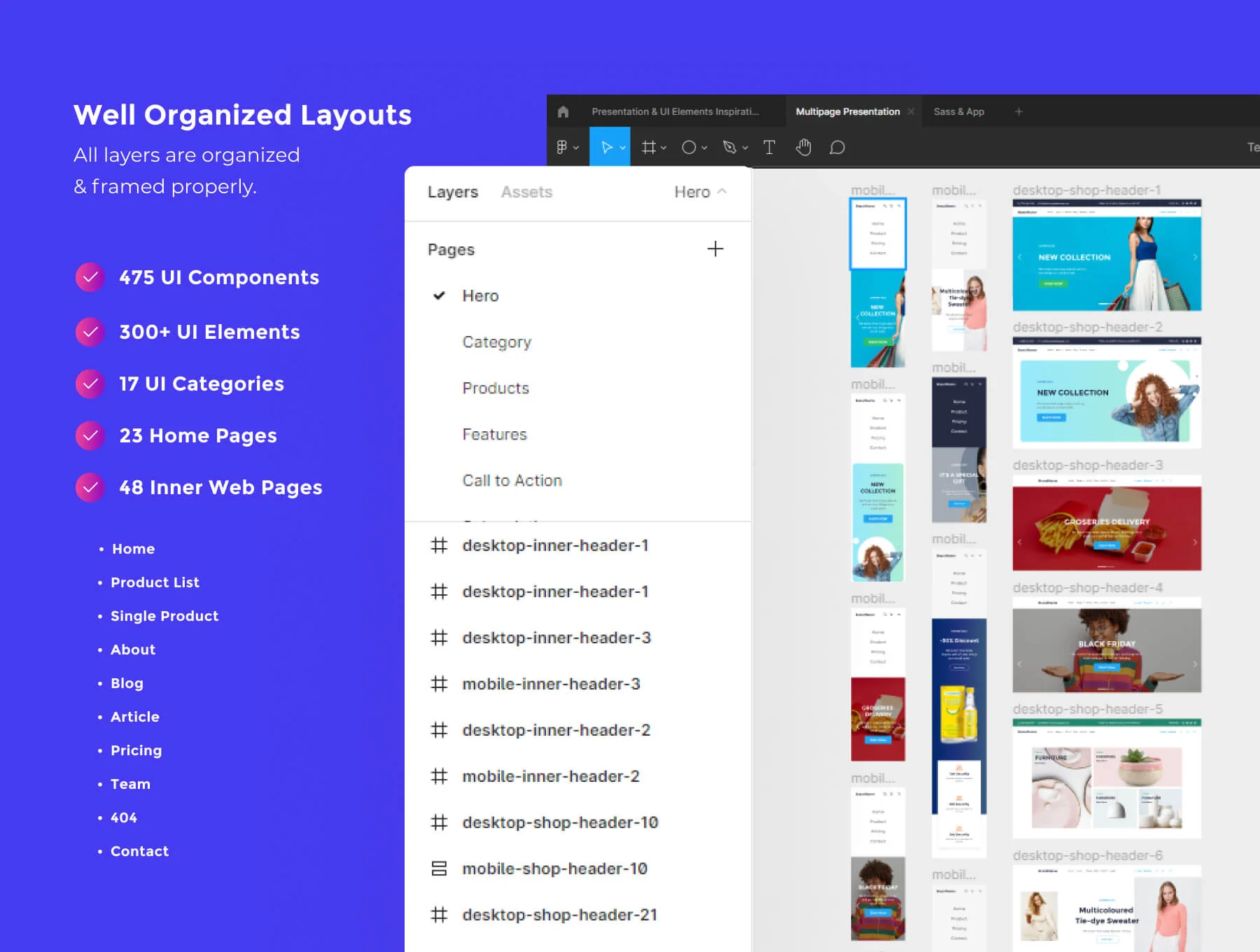 E-commerce UI - Figma Ecommerce UI Kit 2