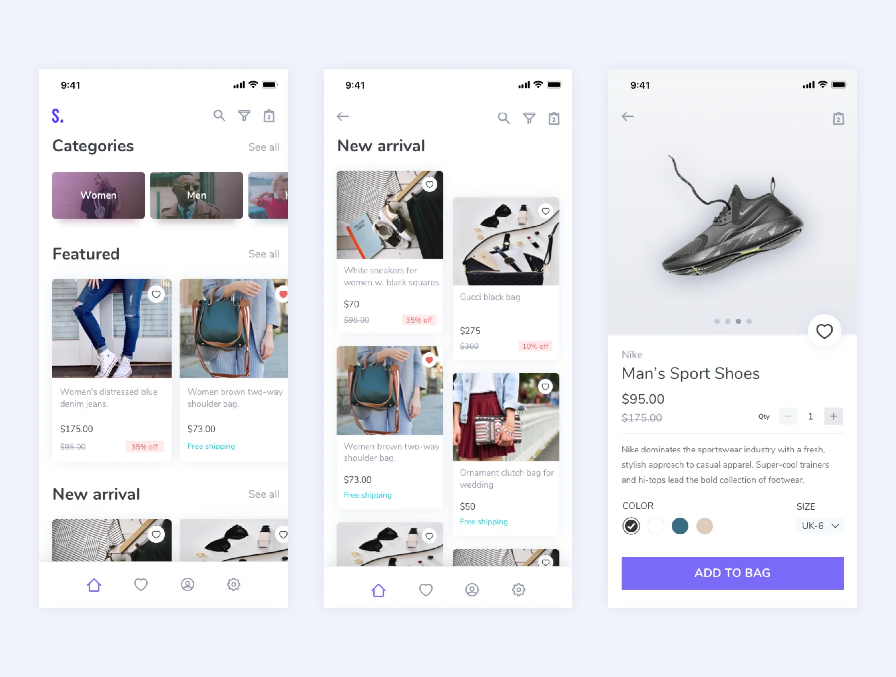 E-commerce UI kit for mobile 4
