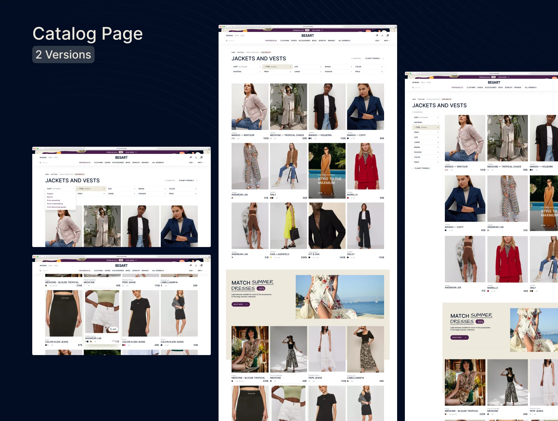 E-Commerce Web UI Kit (38 pages) 3
