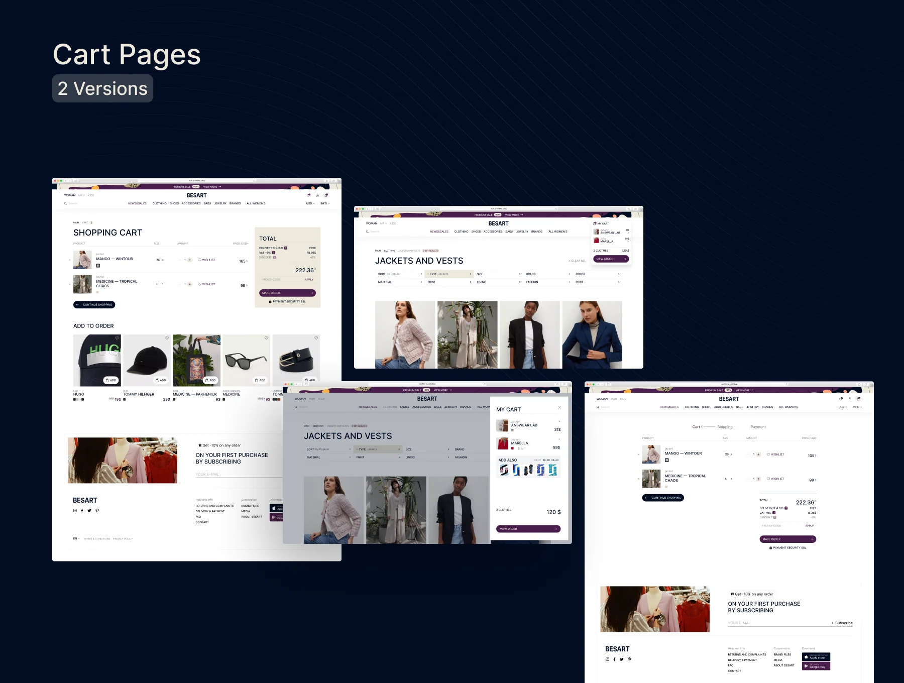 E-Commerce Web UI Kit (38 pages) 5