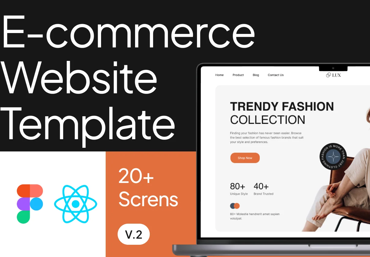 E-commerce Website Template V.2