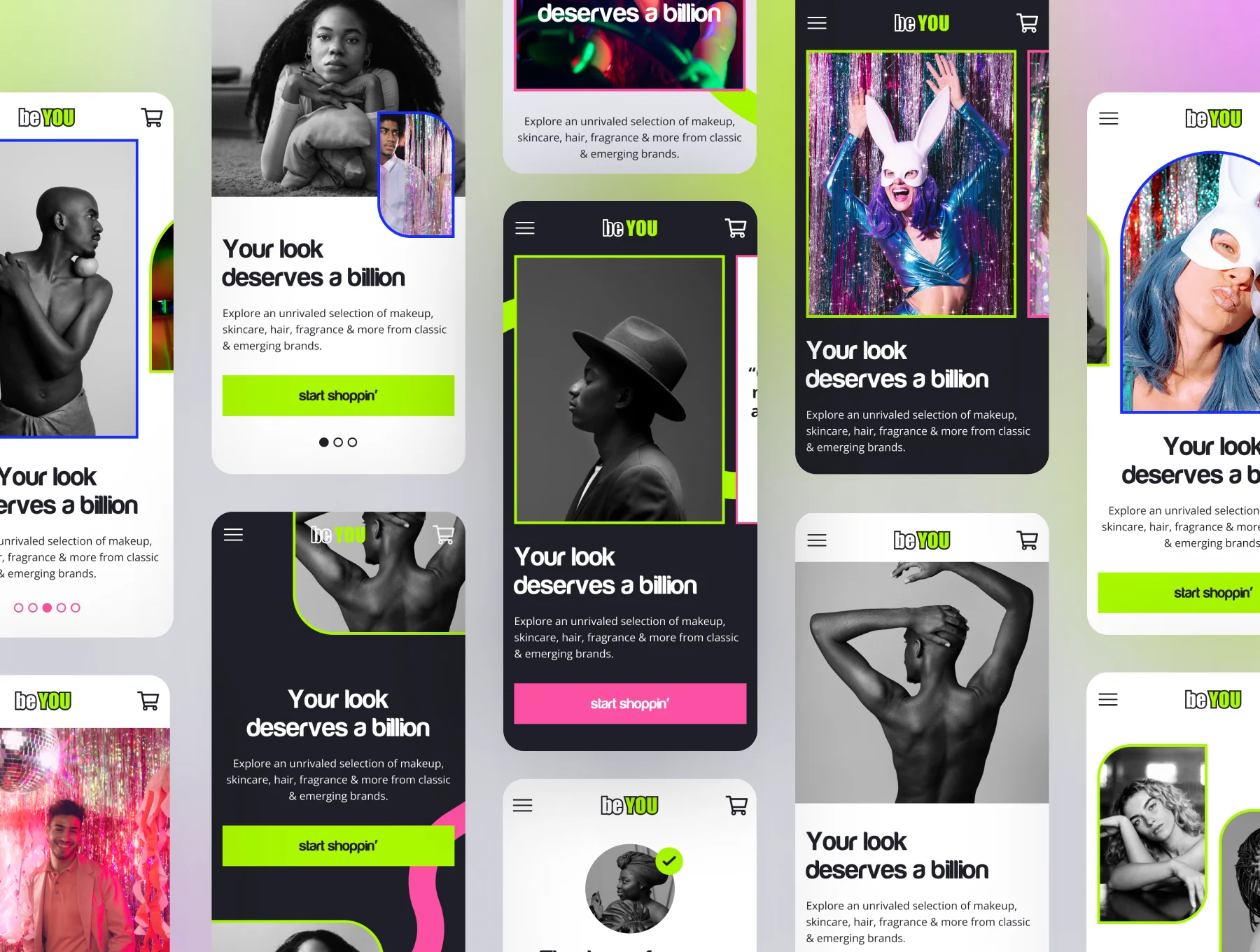E-commerce website UI Kit 2