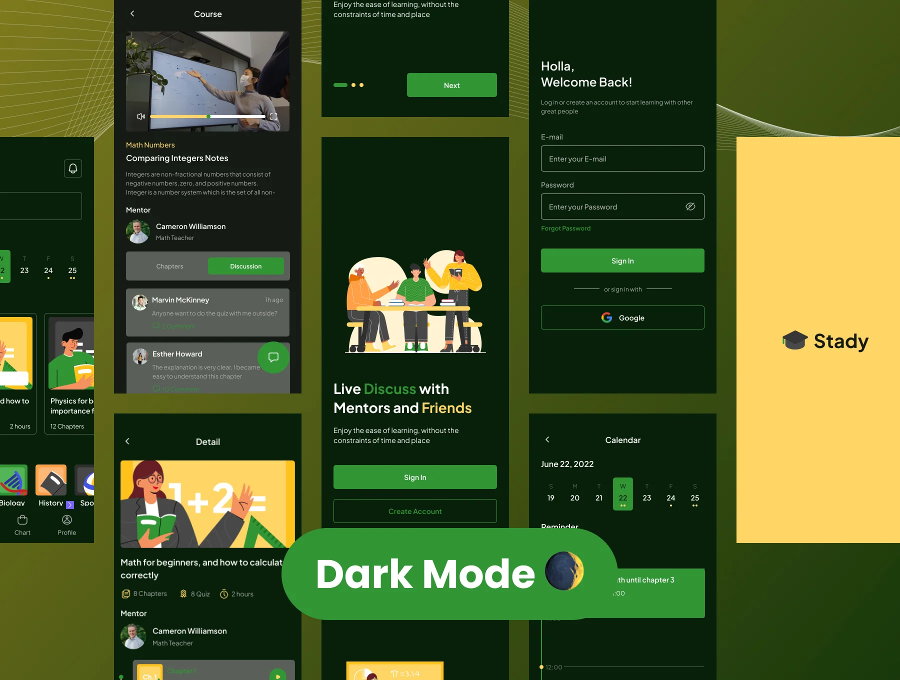 E-Course Mobile App UI KIT 4