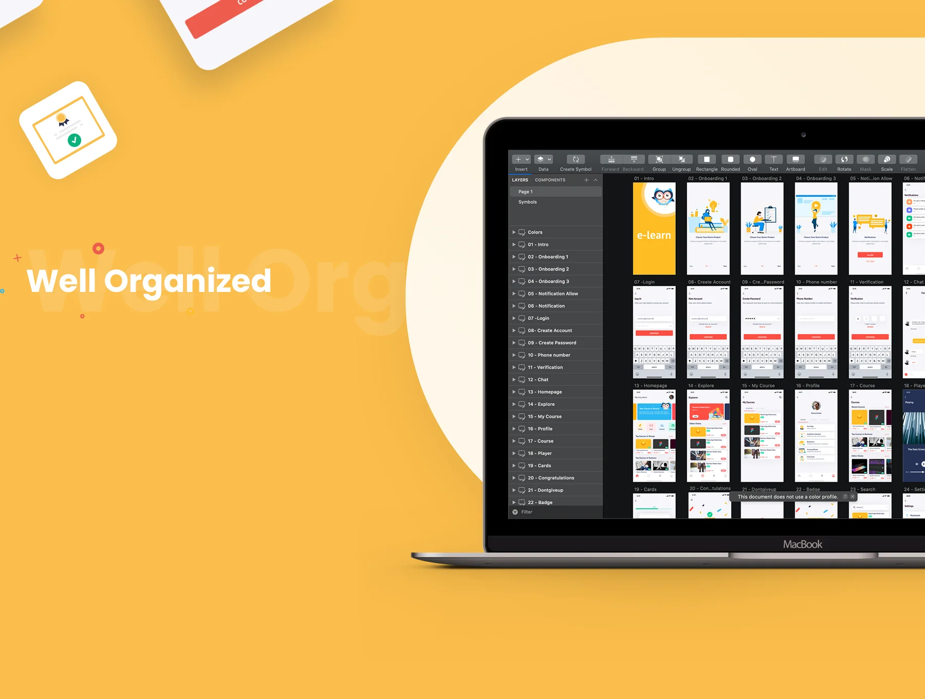 E-learn Online Course UI Kit 4
