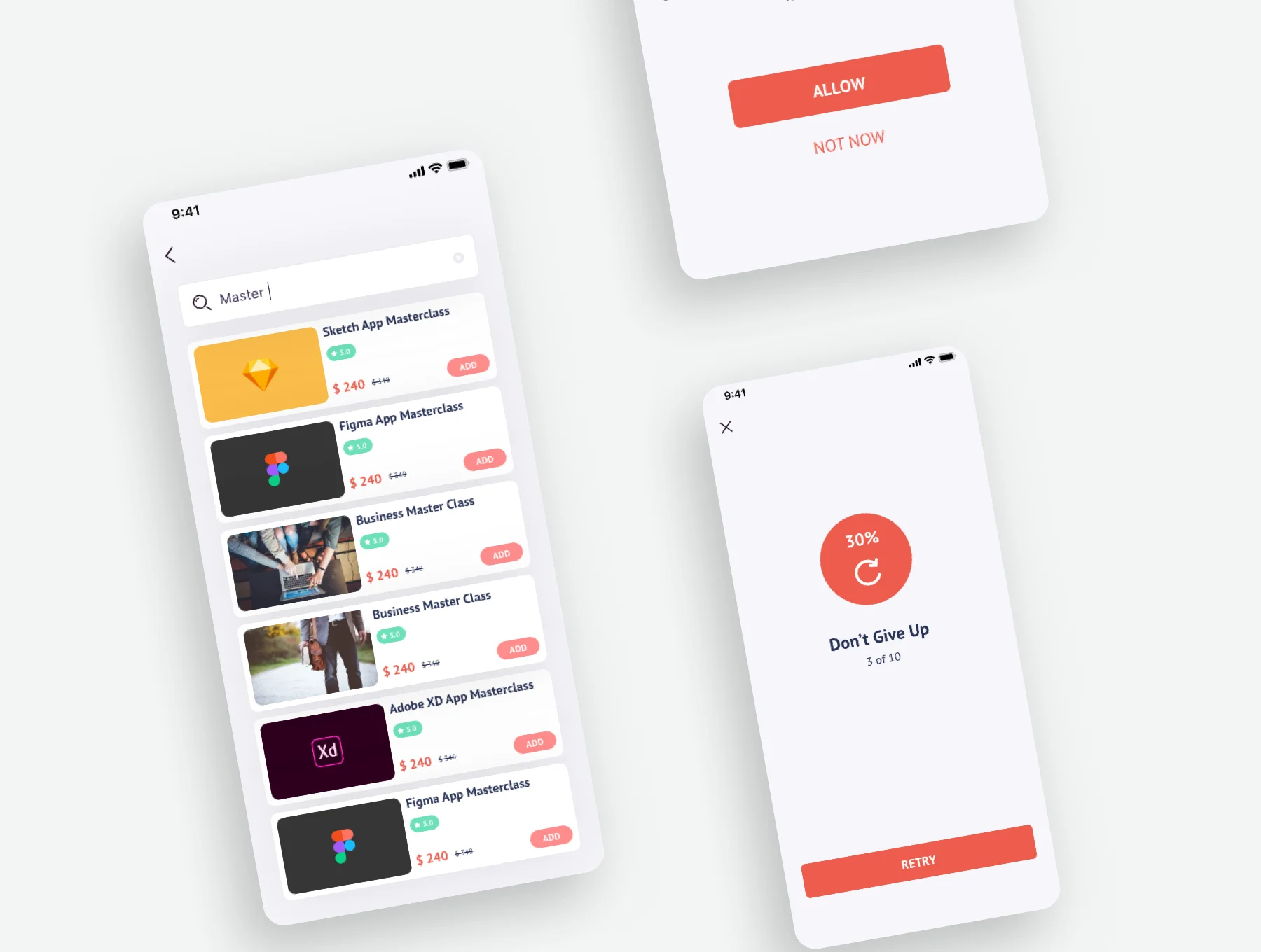 E-learn Online Course UI Kit 7