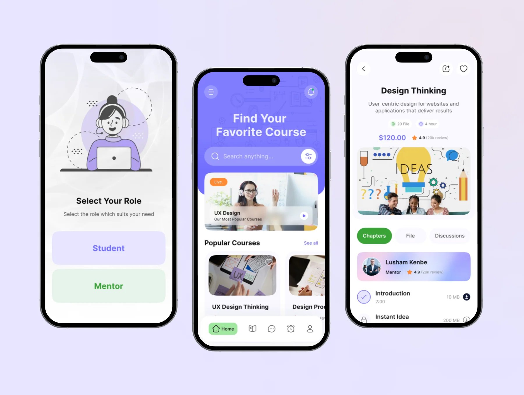 E-Learning App Design 3