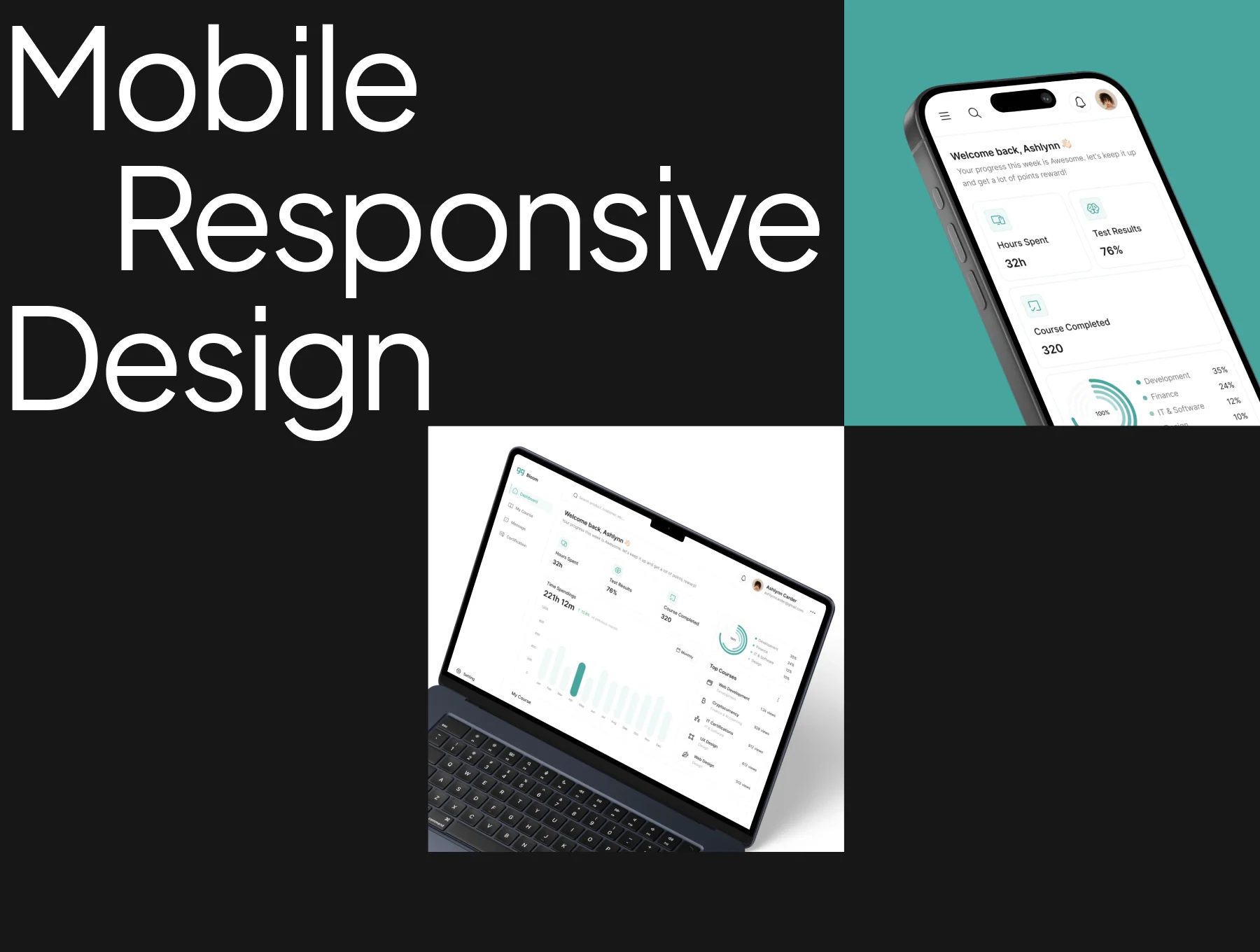 E-Learning Dashboard Templates 4