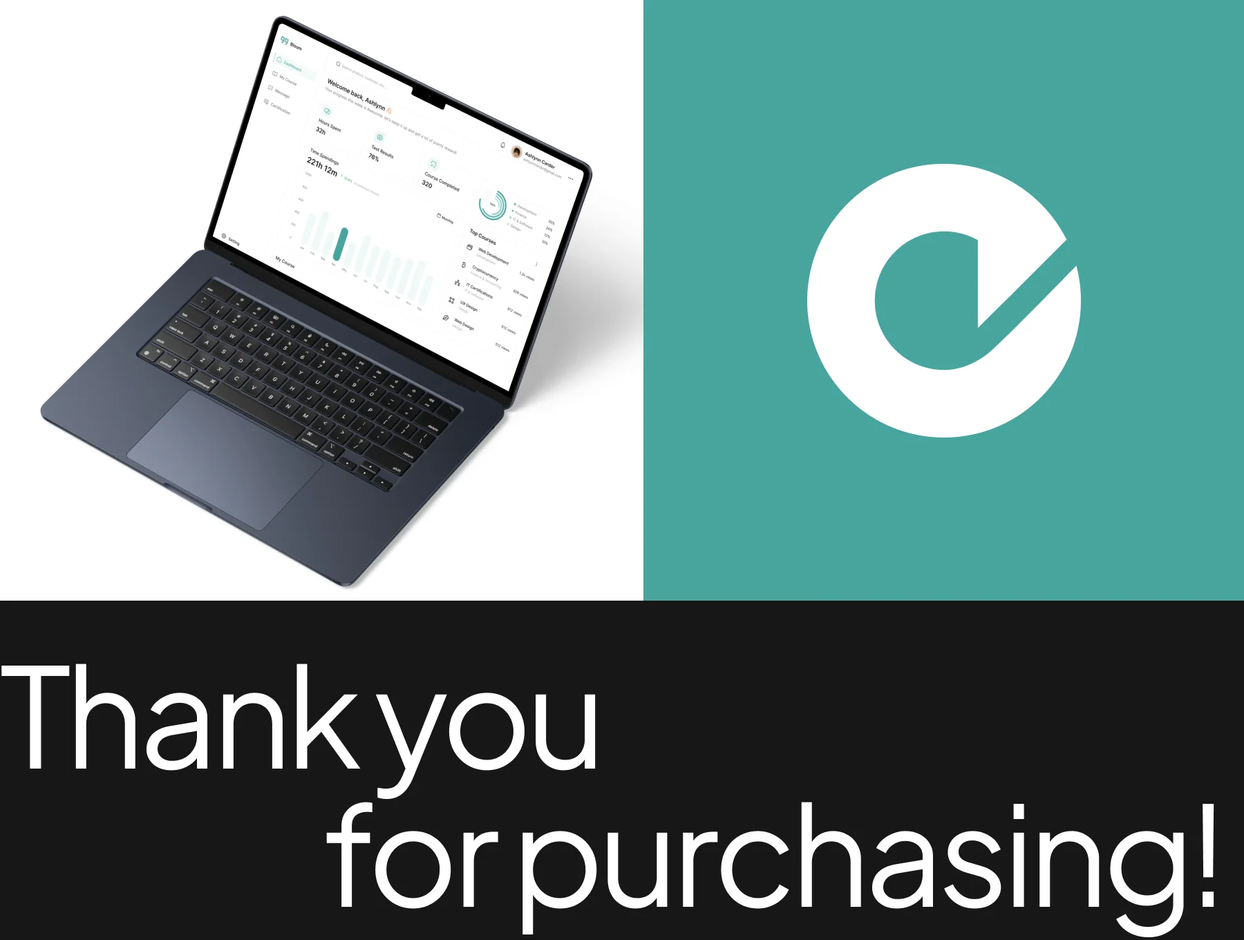 E-Learning Dashboard Templates 8