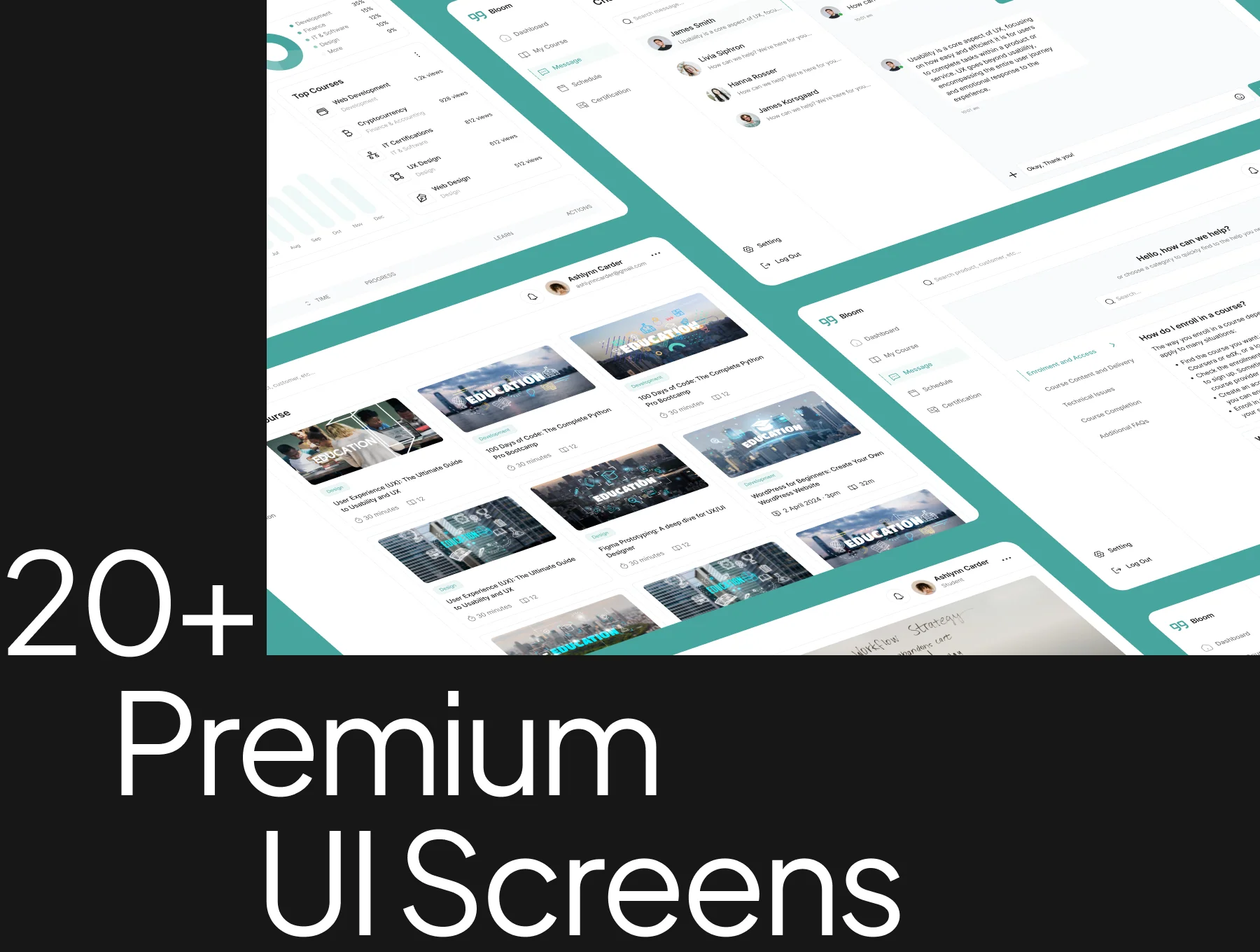 E-Learning Dashboard UI Kit 5