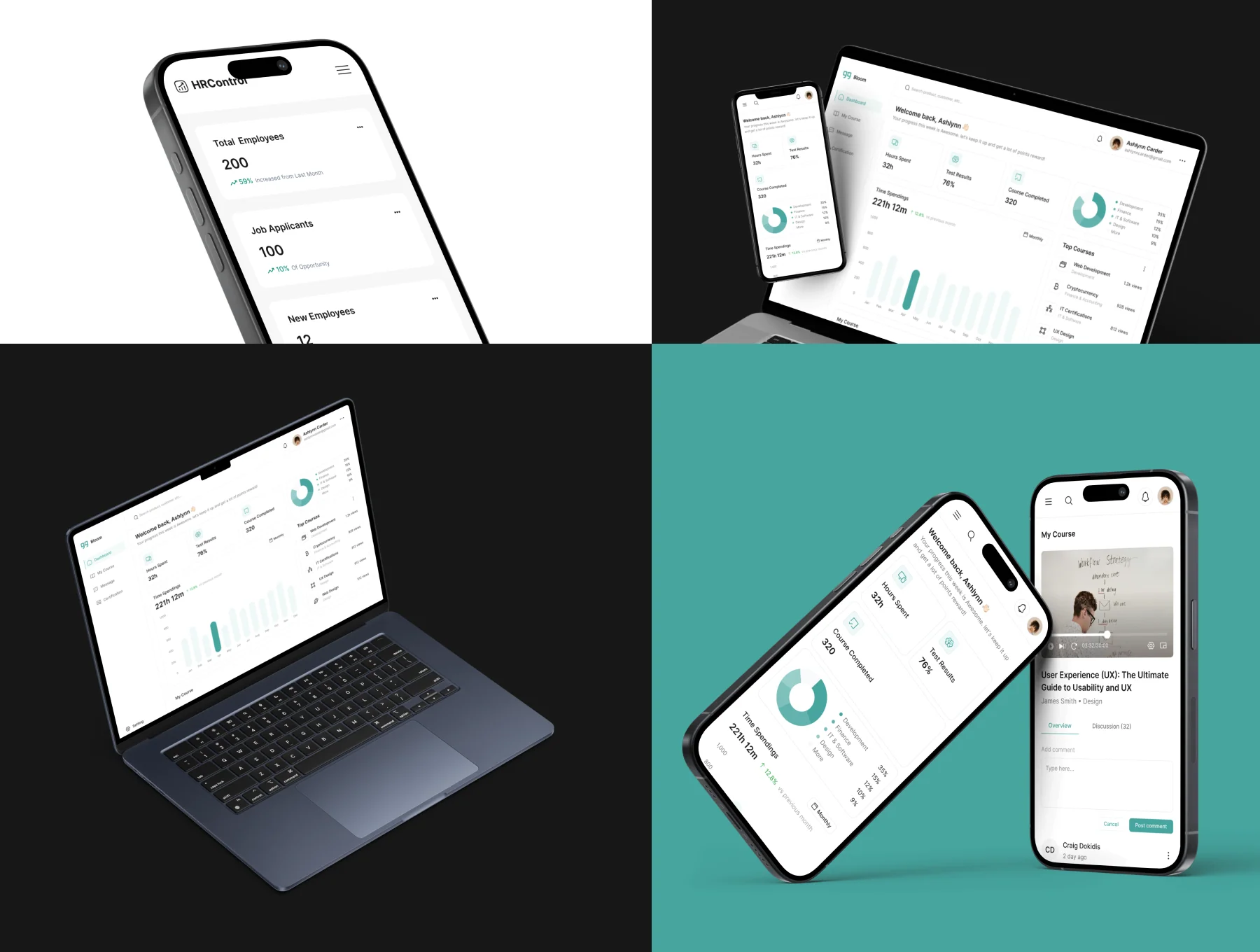 E-Learning Dashboard UI Kit 7