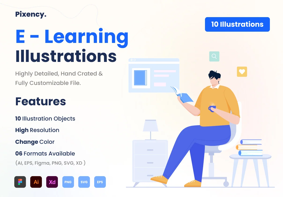 E-Learning Illustration Pack
