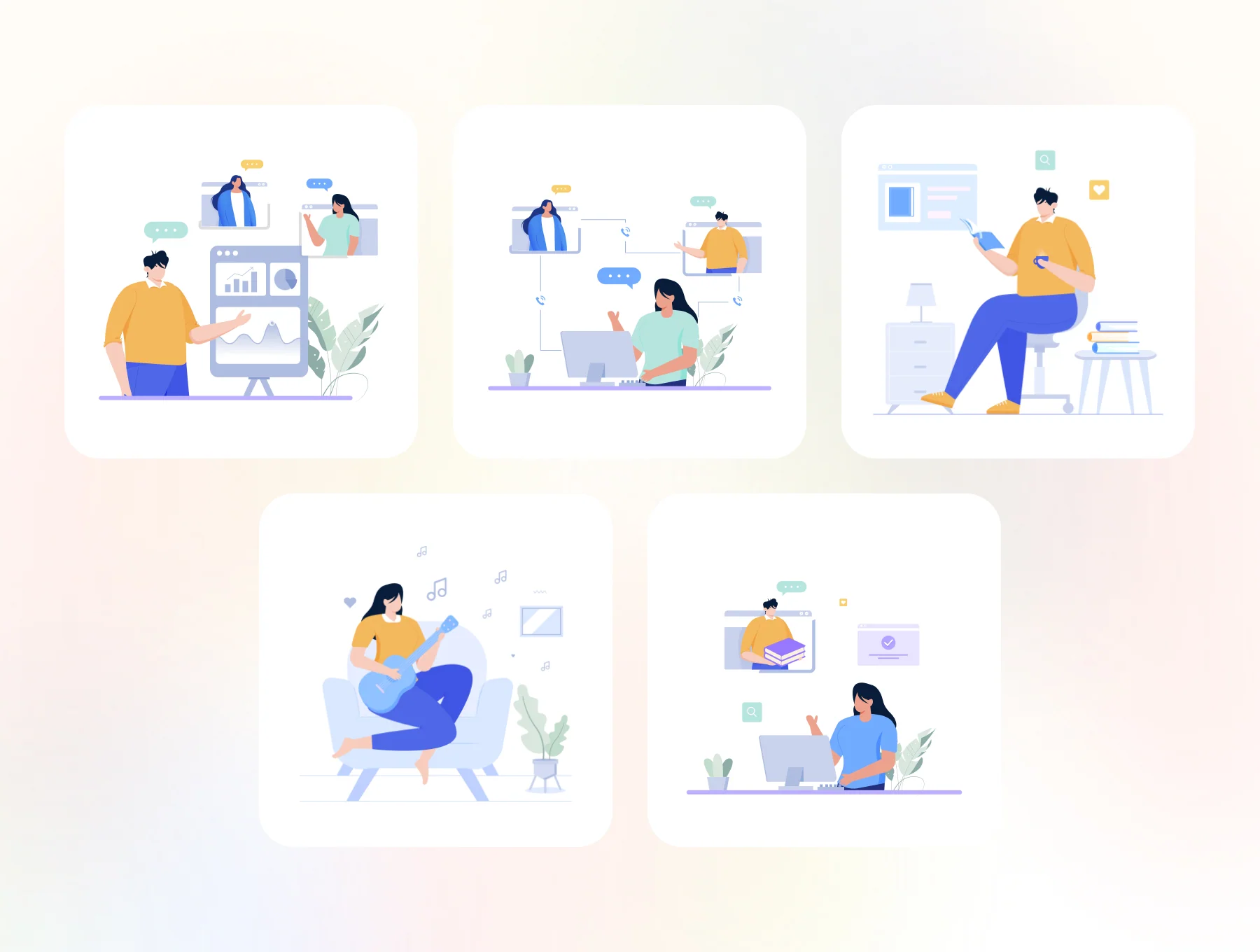 E-Learning Illustration Pack 5