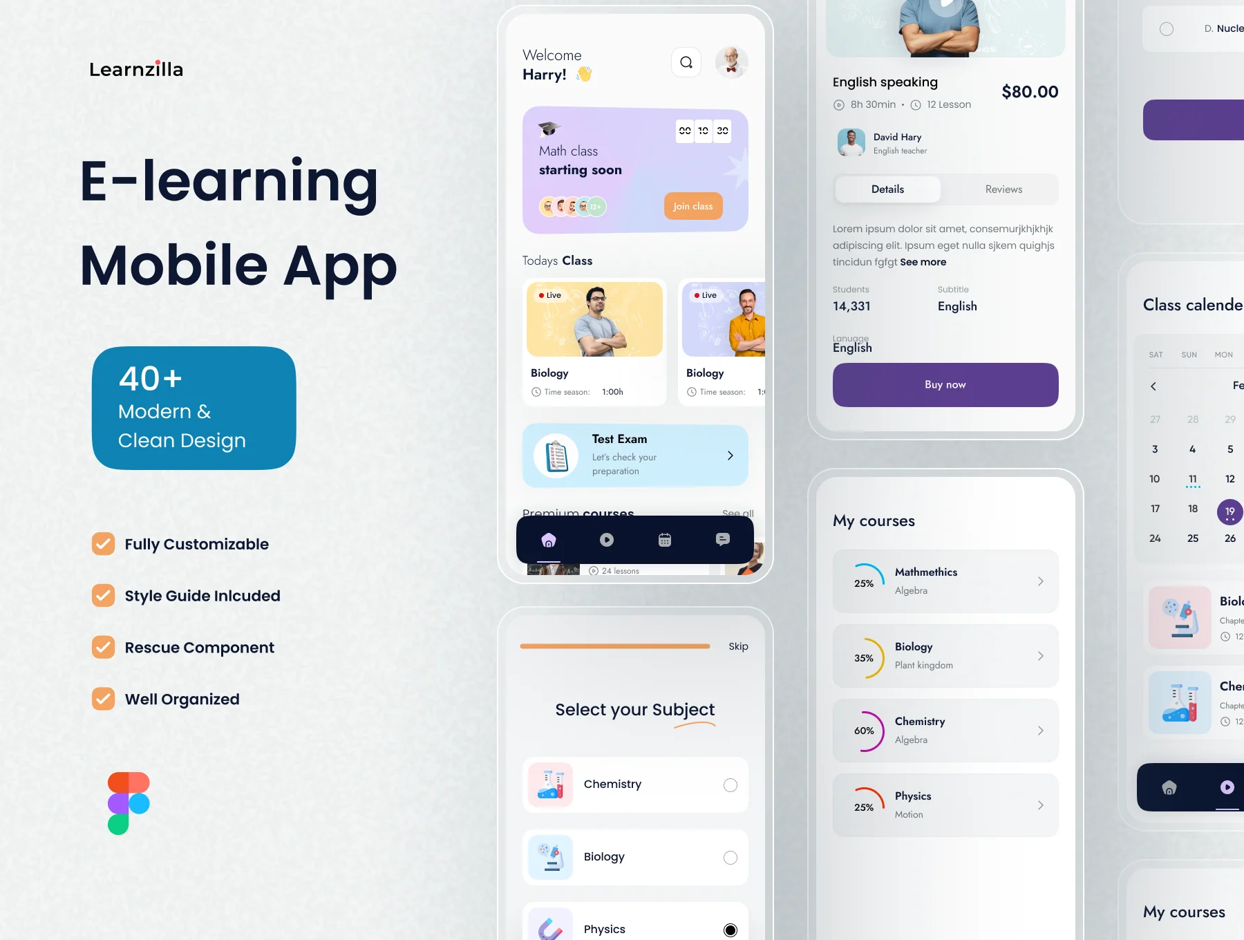 E-learning Mobile App_ios_kit