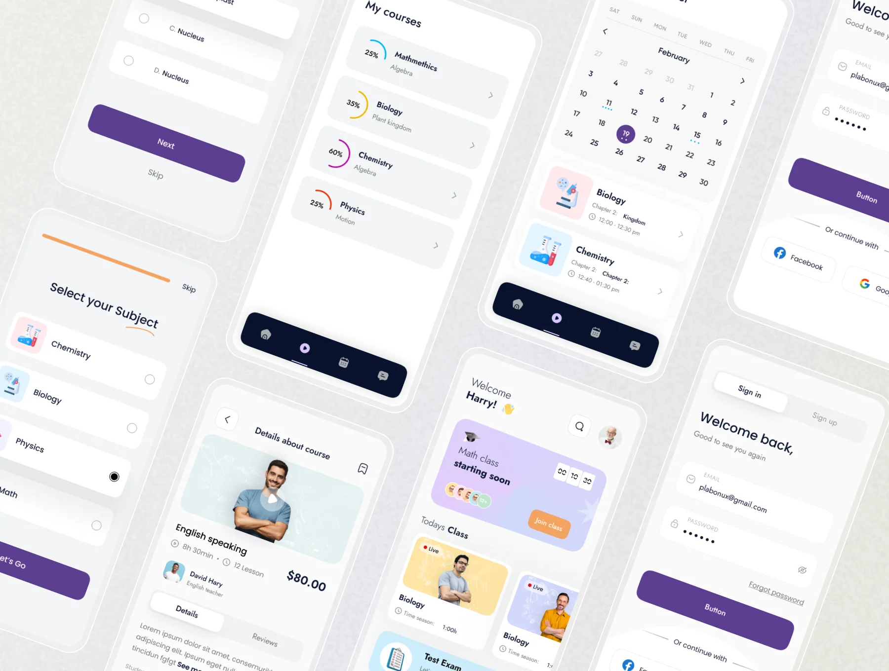 E-learning Mobile App_ios_kit 4