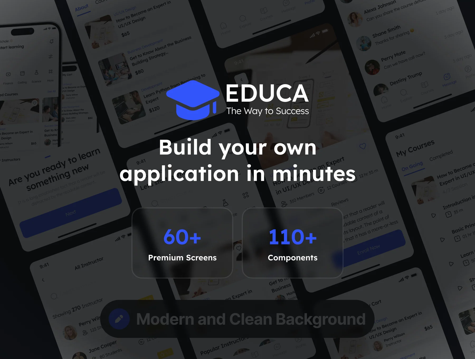 E-Learning Online Course App UI Kit 3