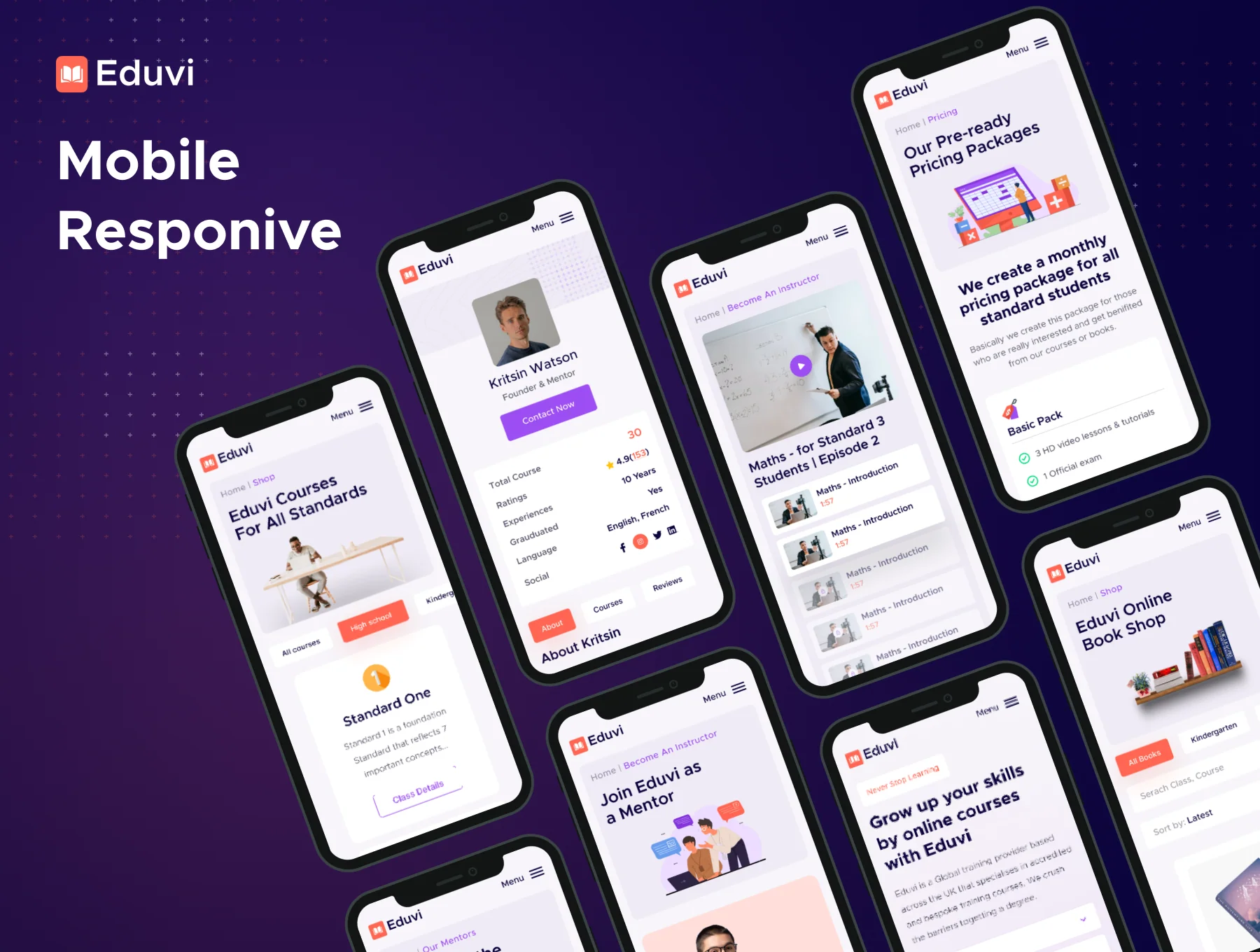 Eduvi: E-learning Web UI Kit 5