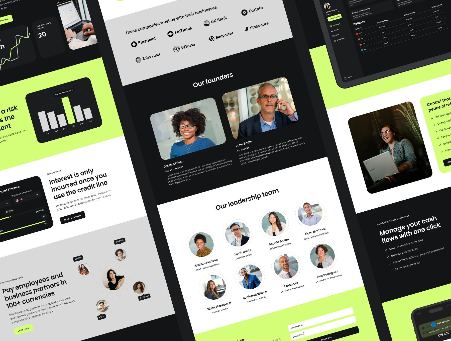E-Money. Fintech Template 2