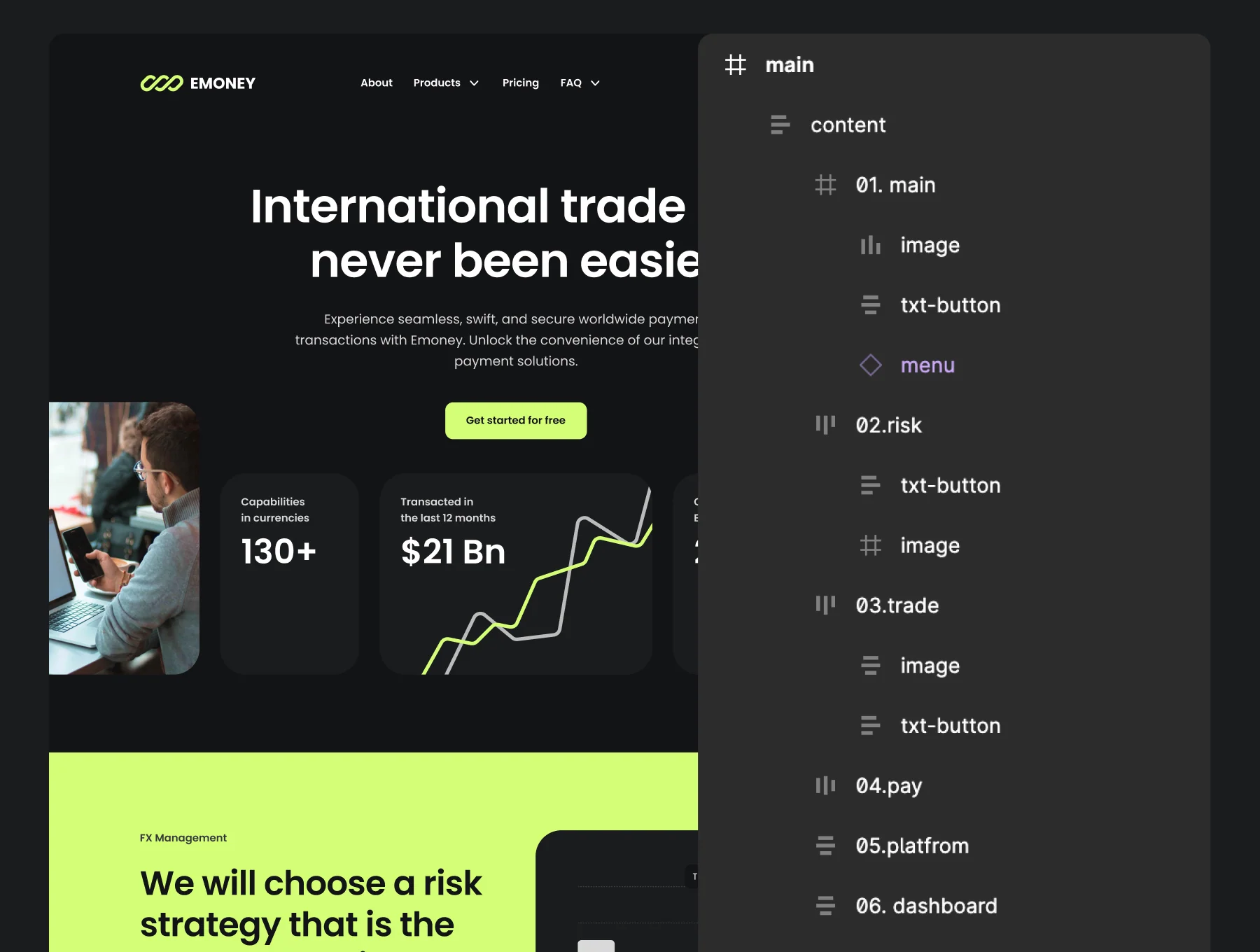 E-Money. Fintech Template 4