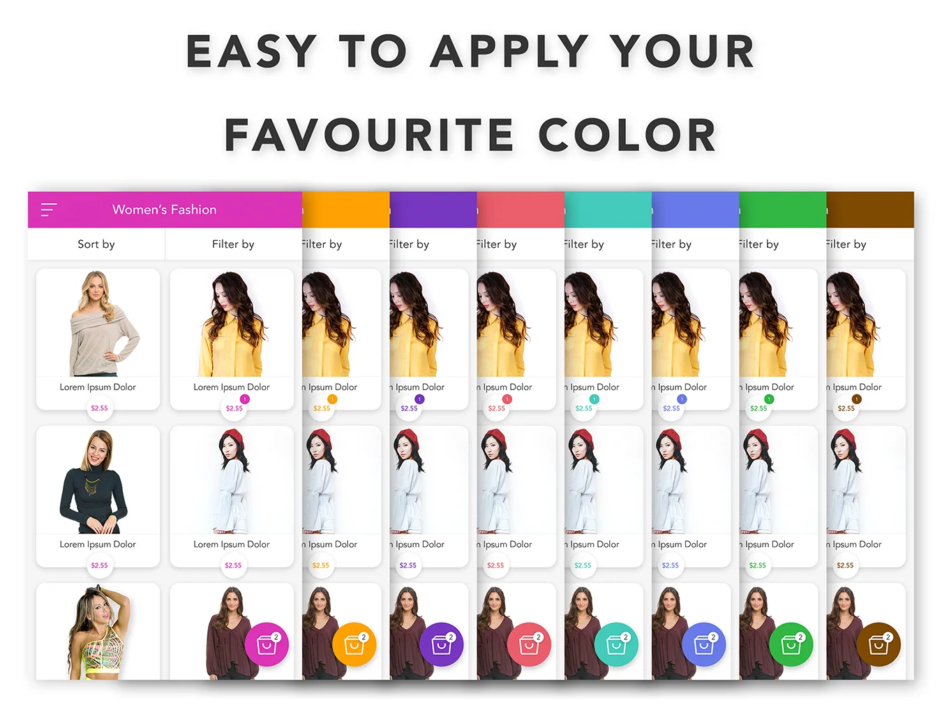 E Shop App UI Kit 3