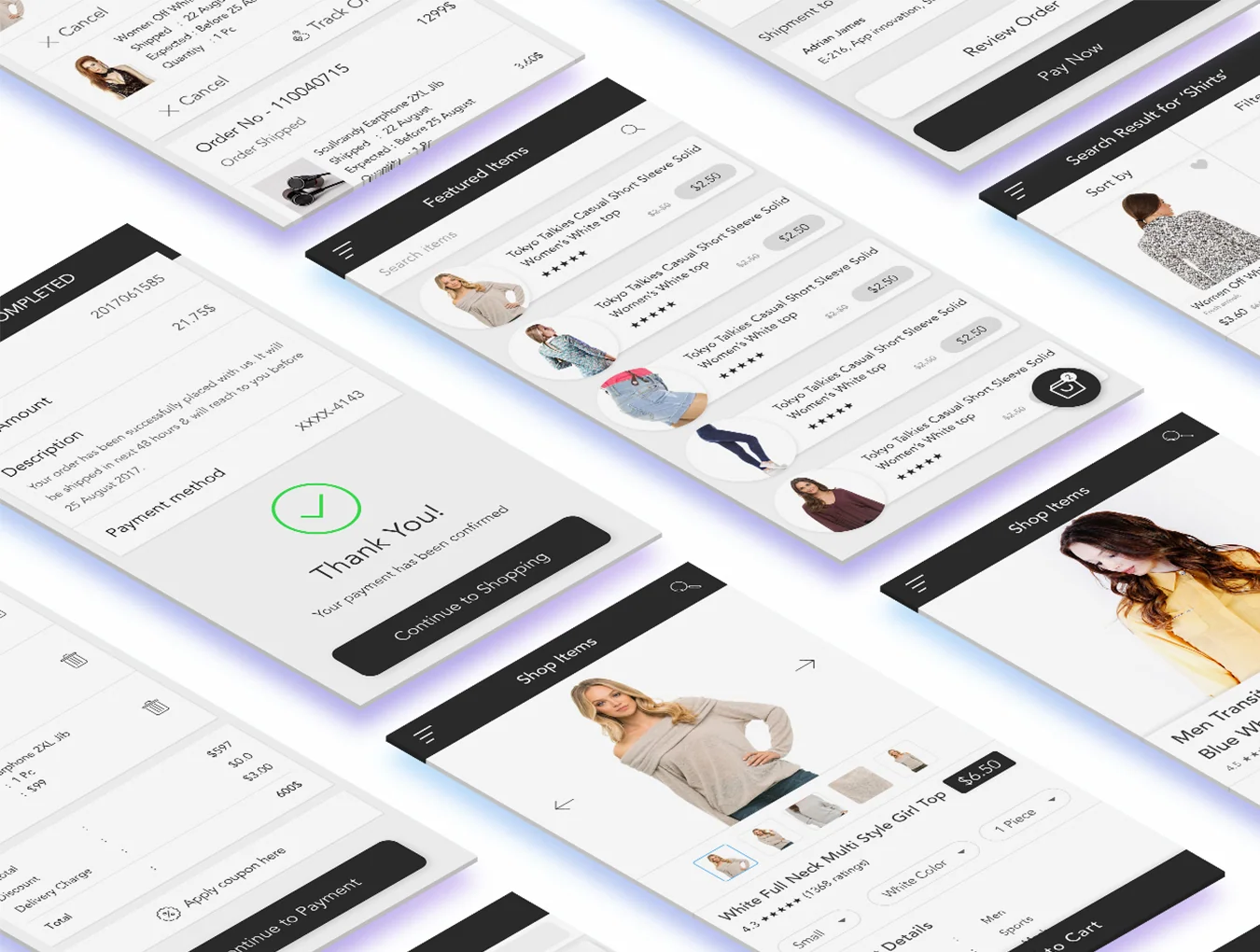 E Shop App UI Kit 5