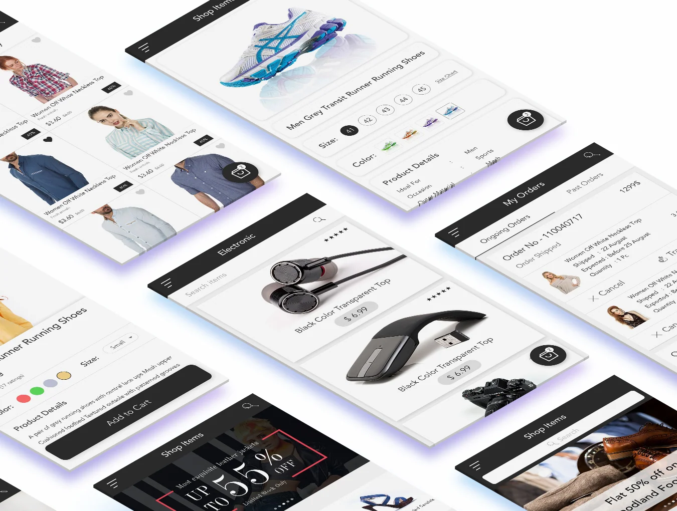 E Shop App UI Kit 6