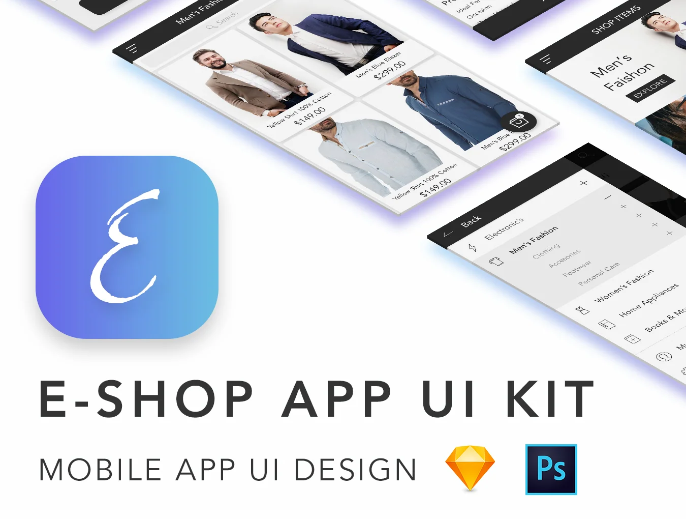 E Shop App UI Kit 7