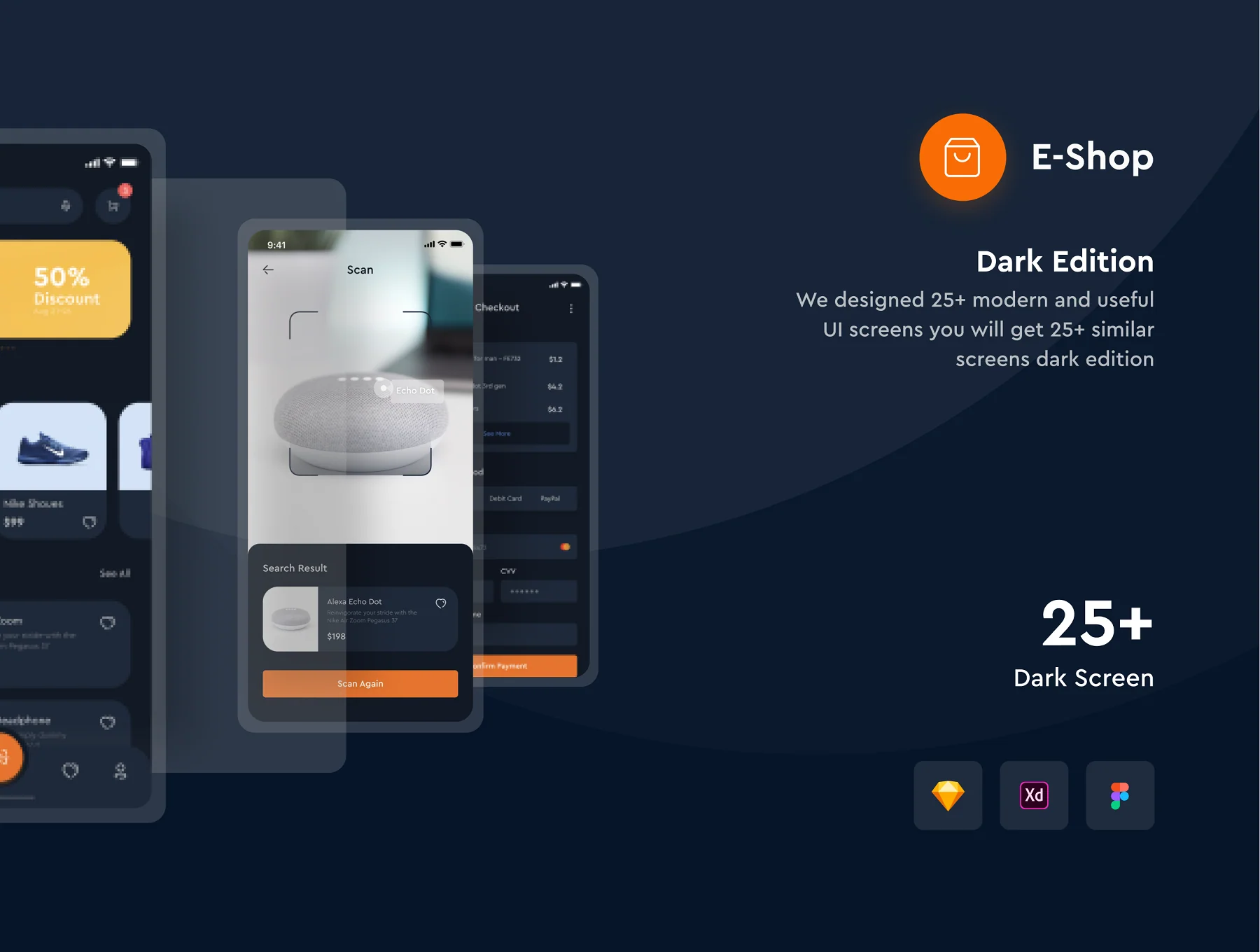 E-Shop - eCommerce Mobile App UI KIT 2