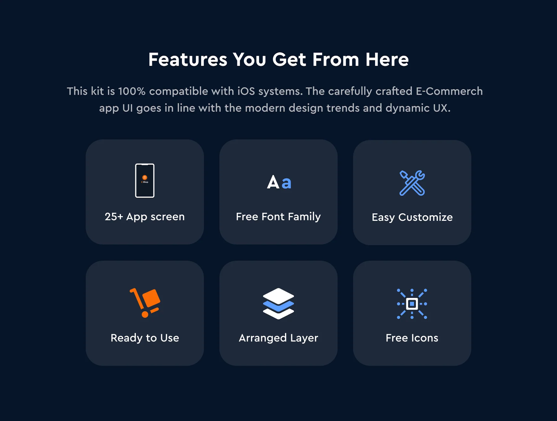 E-Shop - eCommerce Mobile App UI KIT 3