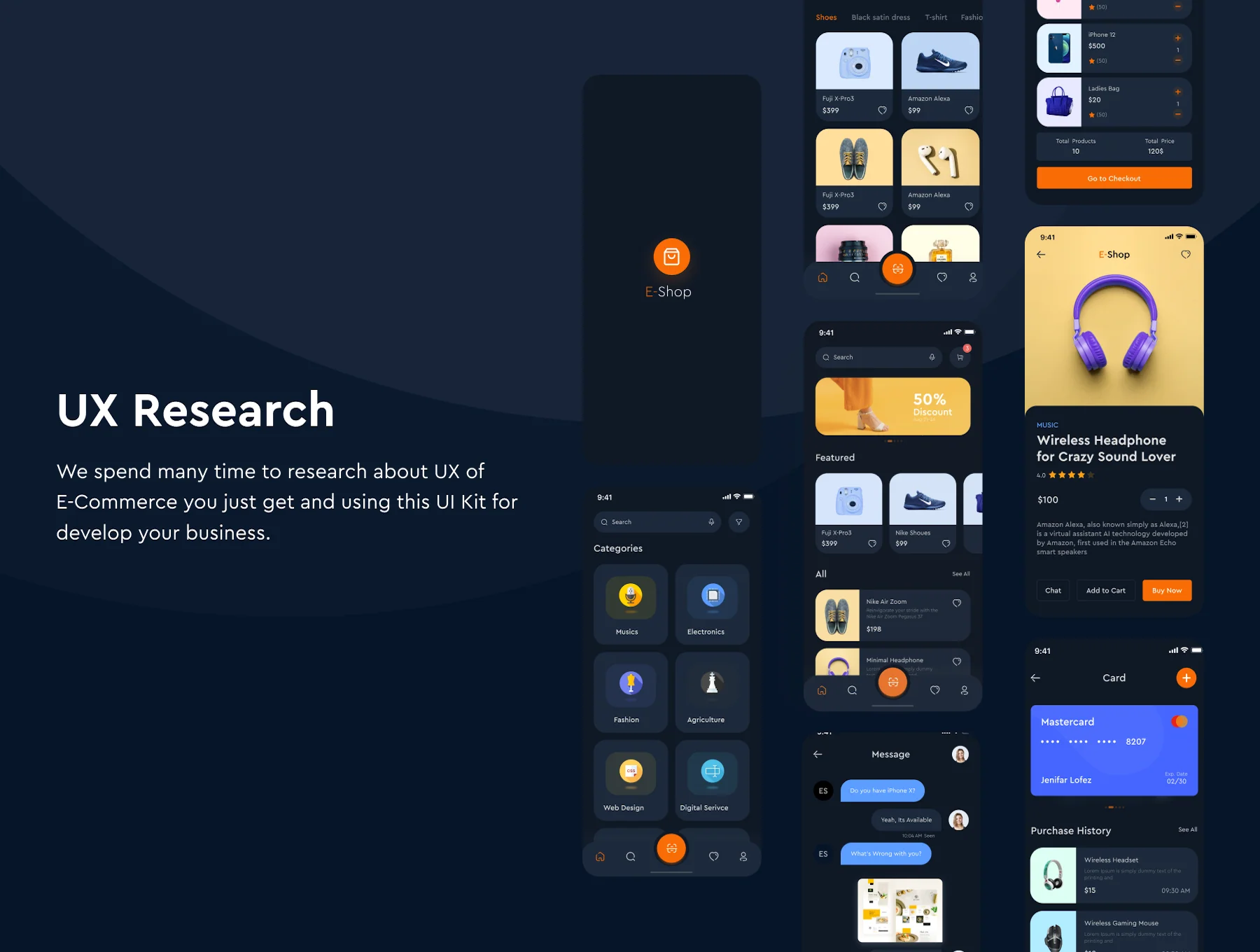 E-Shop - eCommerce Mobile App UI KIT 7
