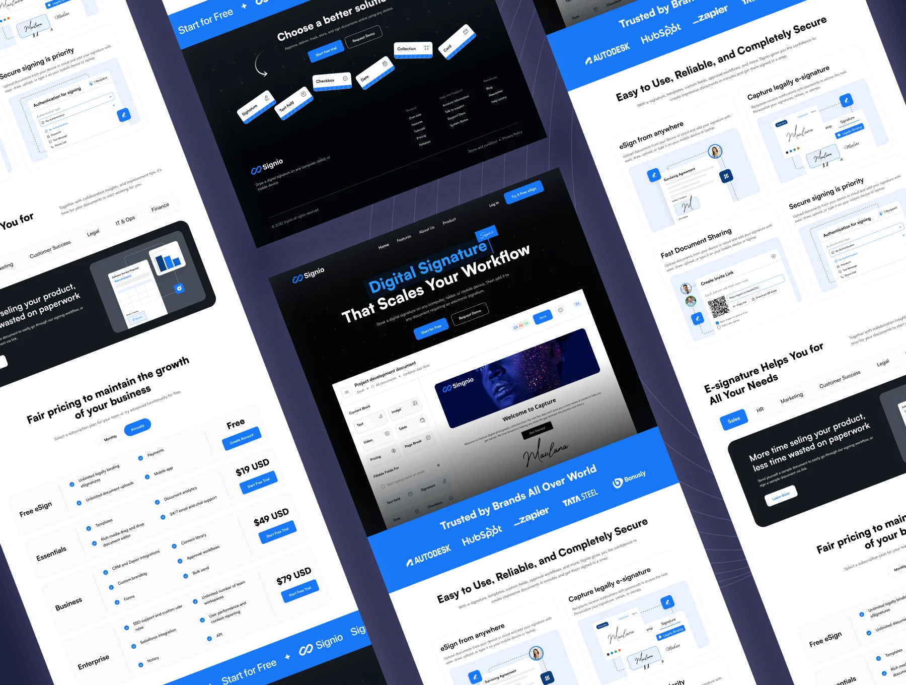 SaaS Digital Signature - Landing Page 4