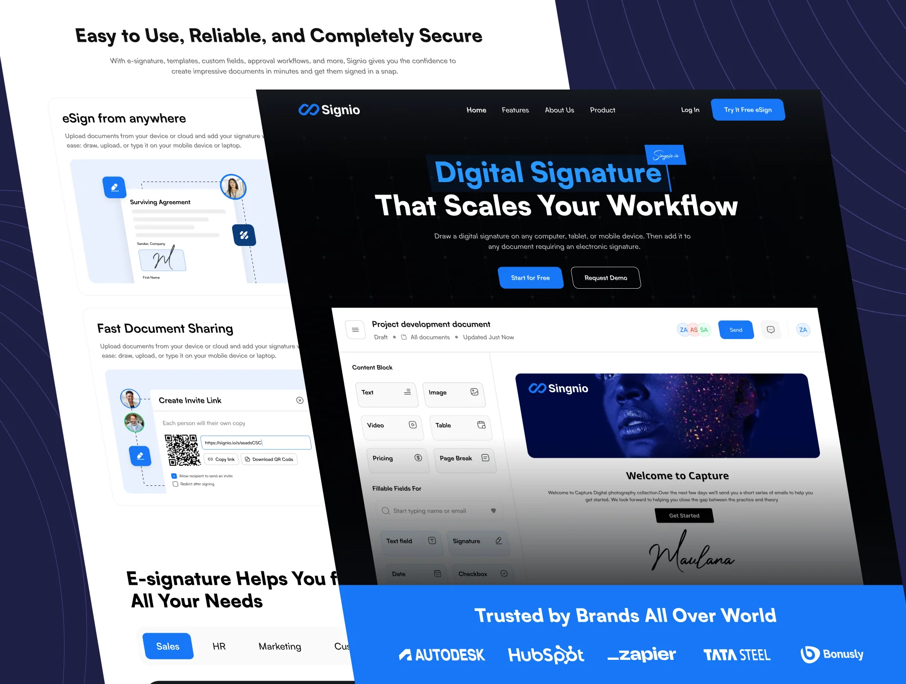 SaaS Digital Signature - Landing Page 5