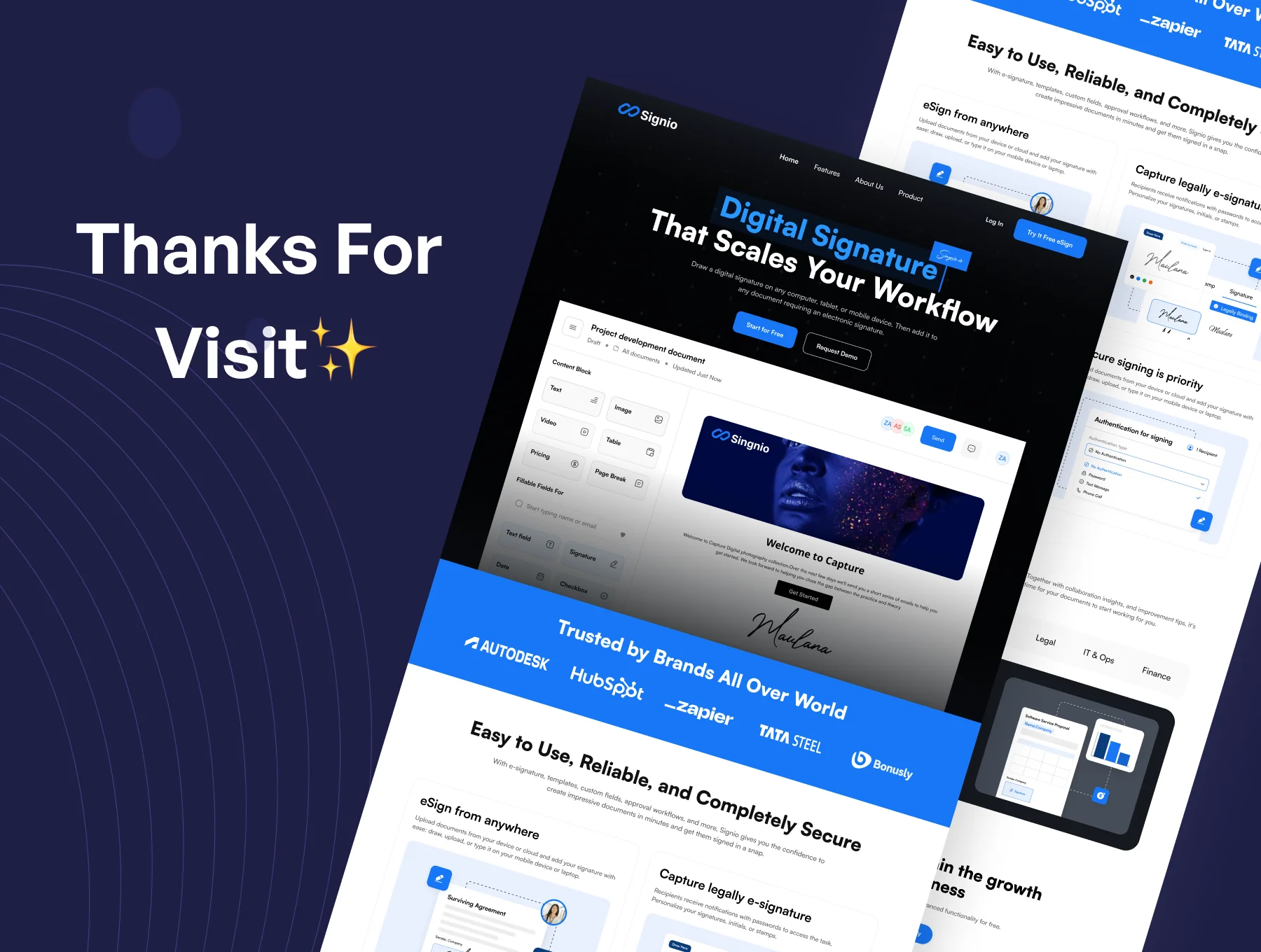 SaaS Digital Signature - Landing Page 6
