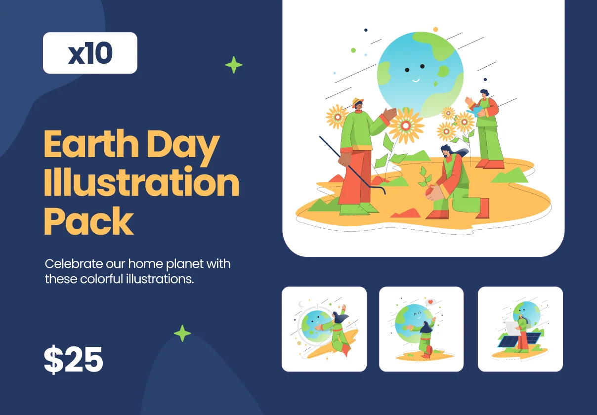 Earth Day Illustrations