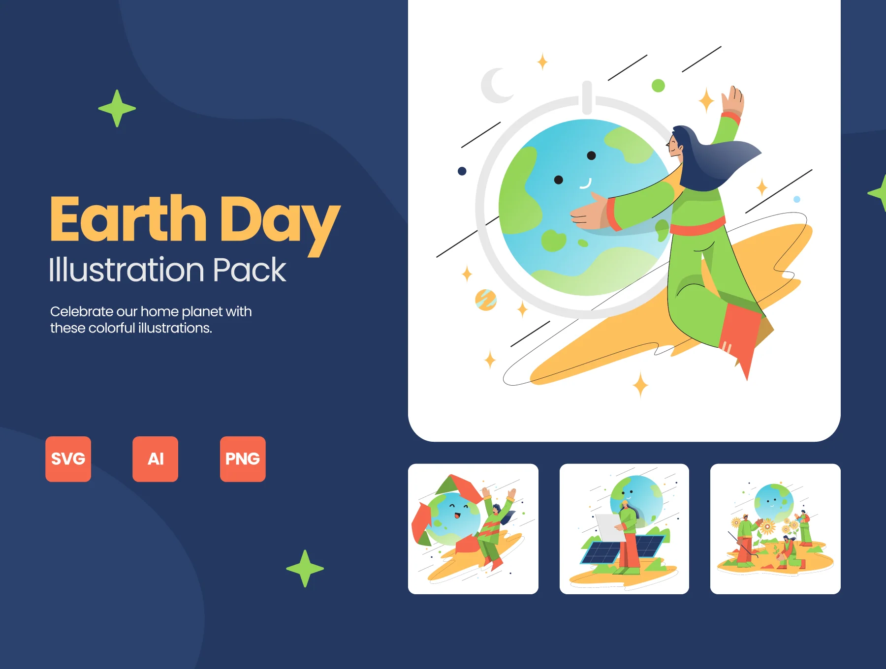 Earth Day Illustrations