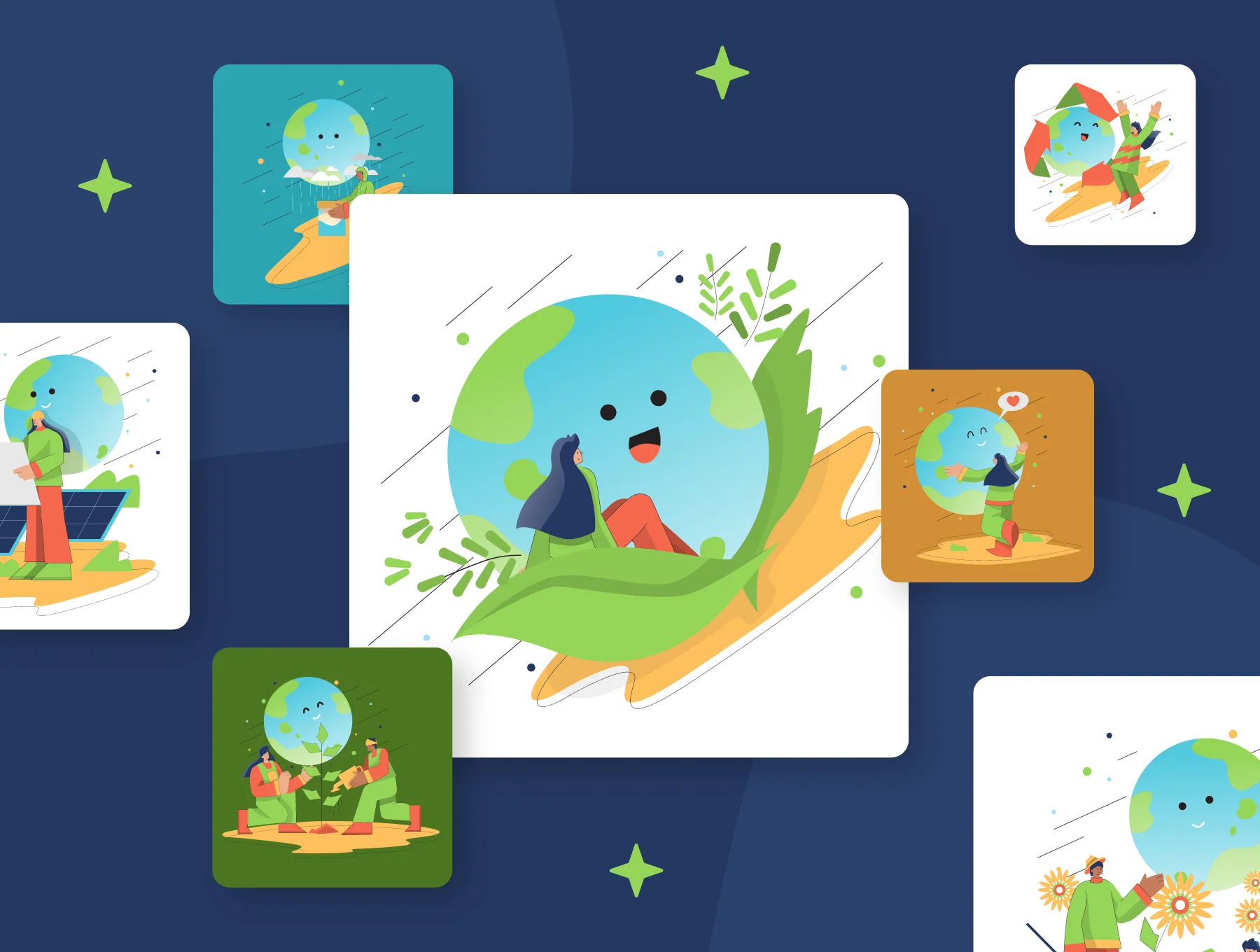 Earth Day Illustrations 6