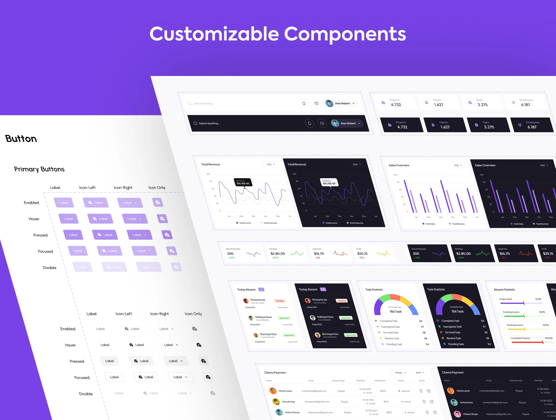 Easistar - Dashboard UI Kit 6