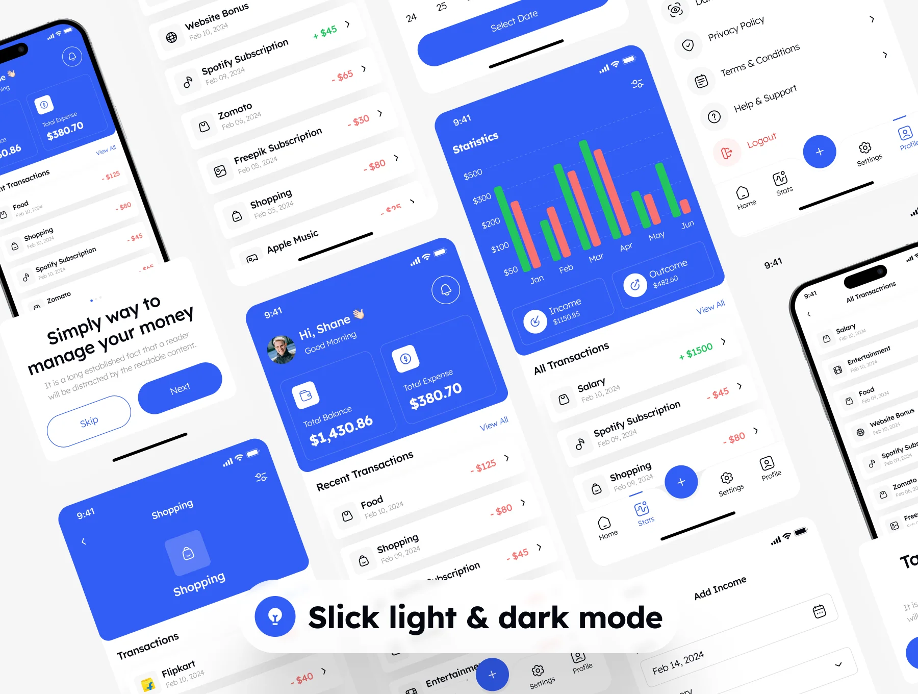 Easly - Expense Management App UI Kit 6