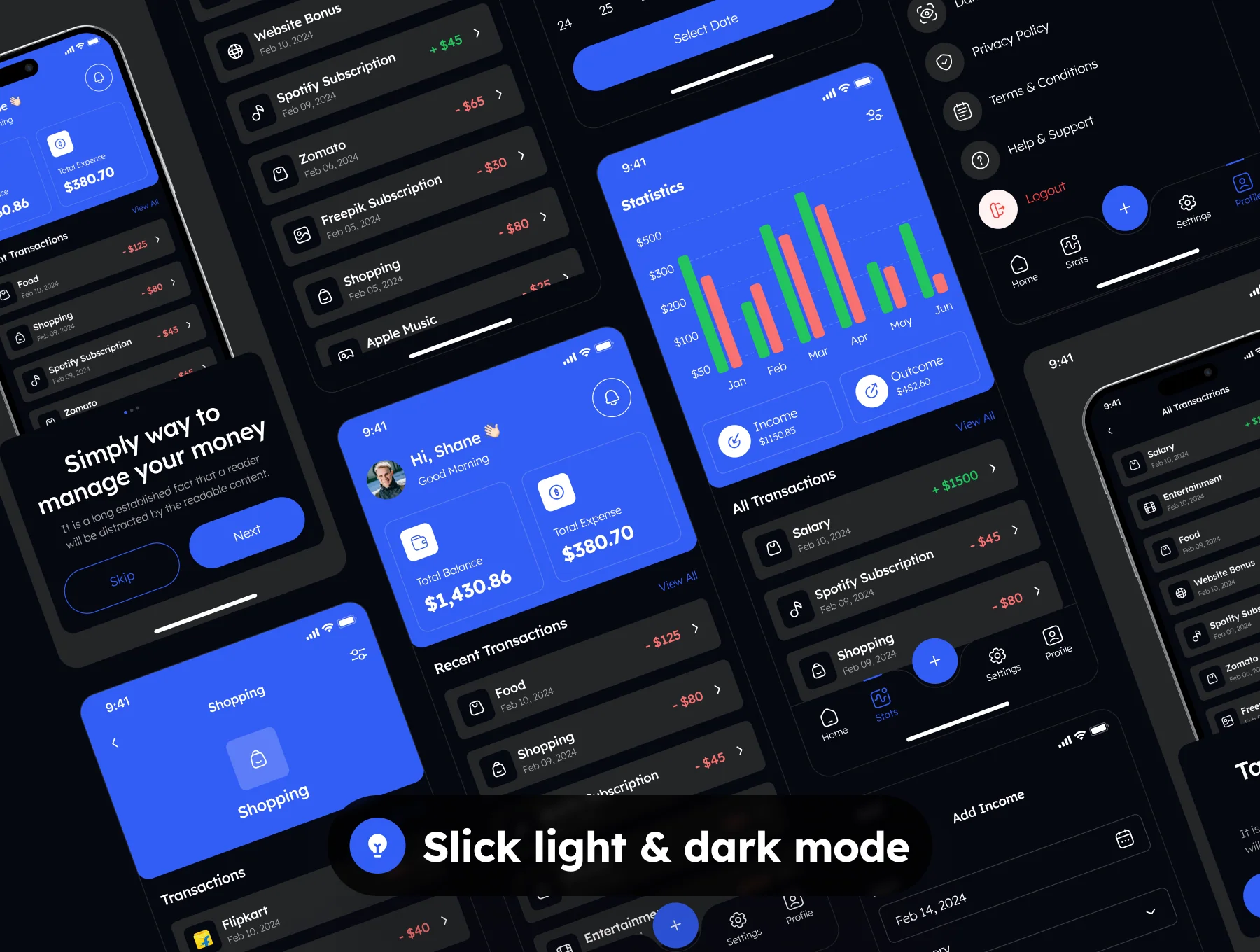 Easly - Expense Management App UI Kit 7
