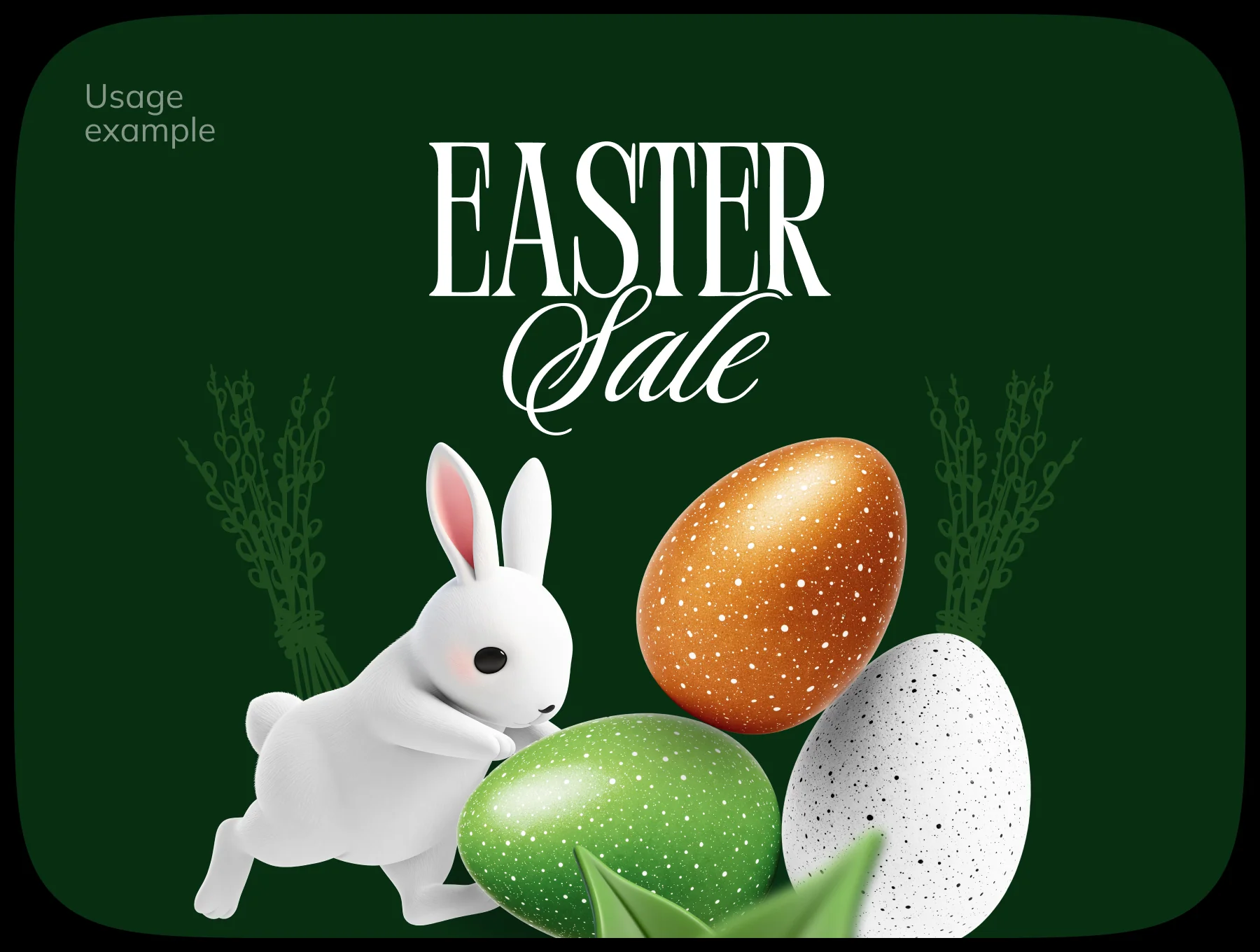 Easter  3d  Icons Illustrations 6