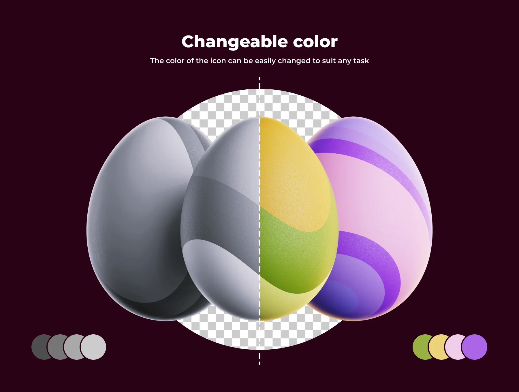 Easter Egg Day 3D Illustration Pack 5