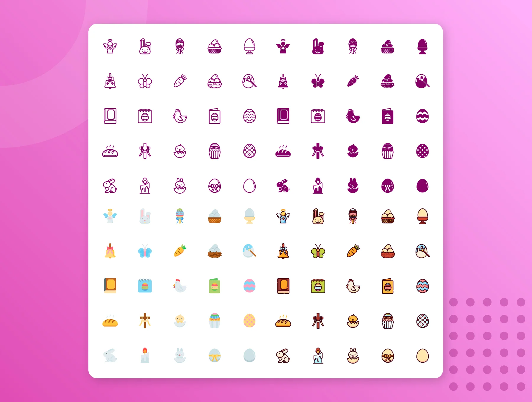 Easter Egg Icons 6