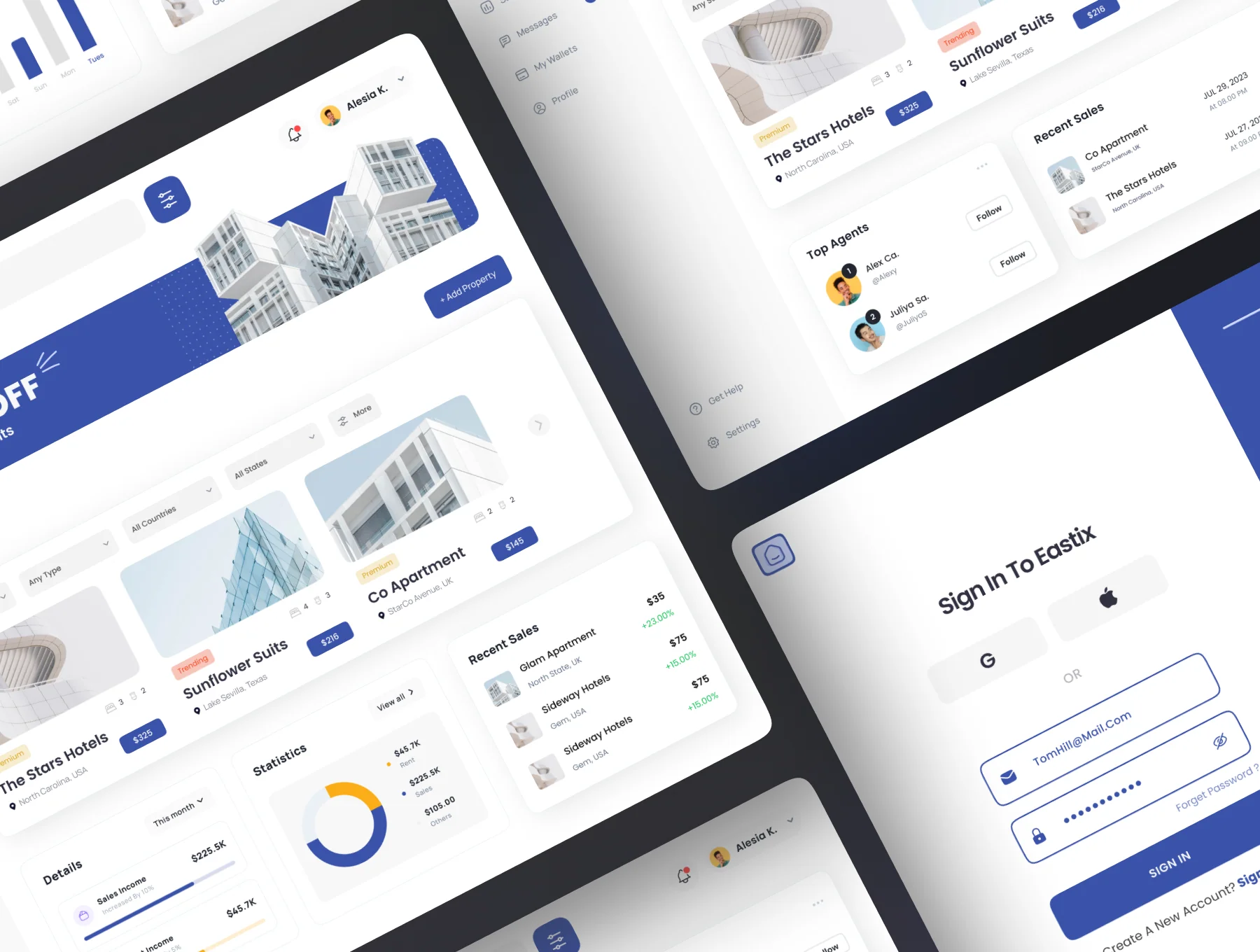 Eastix - Real Estate Dashboard UI KIT 5