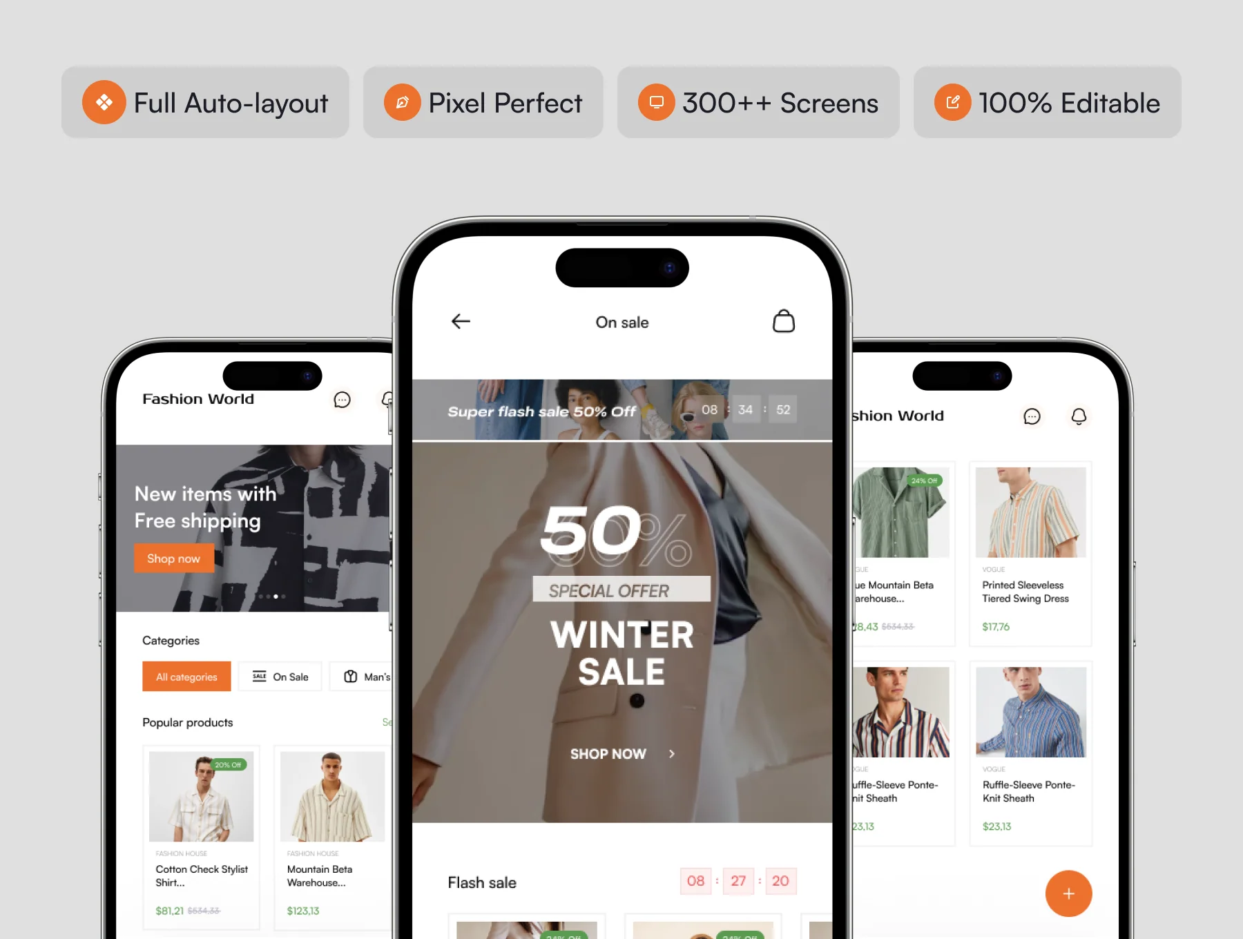 Easy Shop E-commerce UI kit