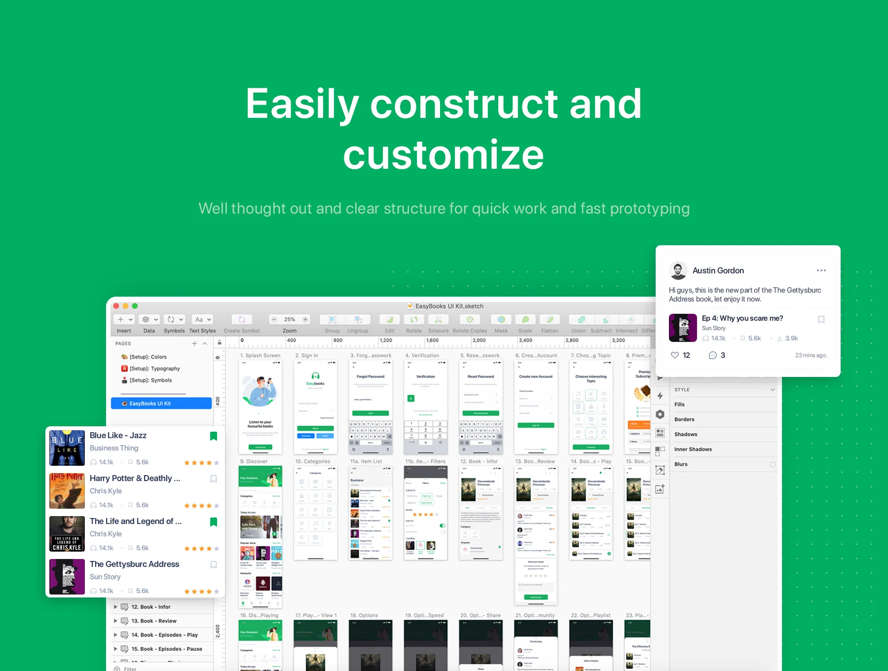 Easybooks - Audiobook UI Kit 4
