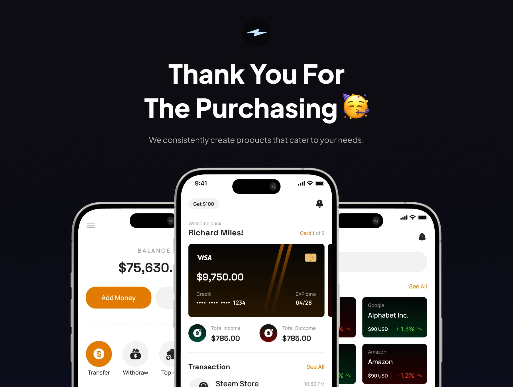 EasyCash - Finance Premium UI Kits App 6
