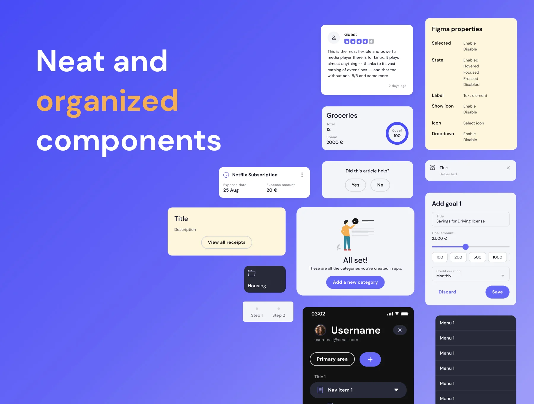 EasyExpense Mobile UI Kit 5