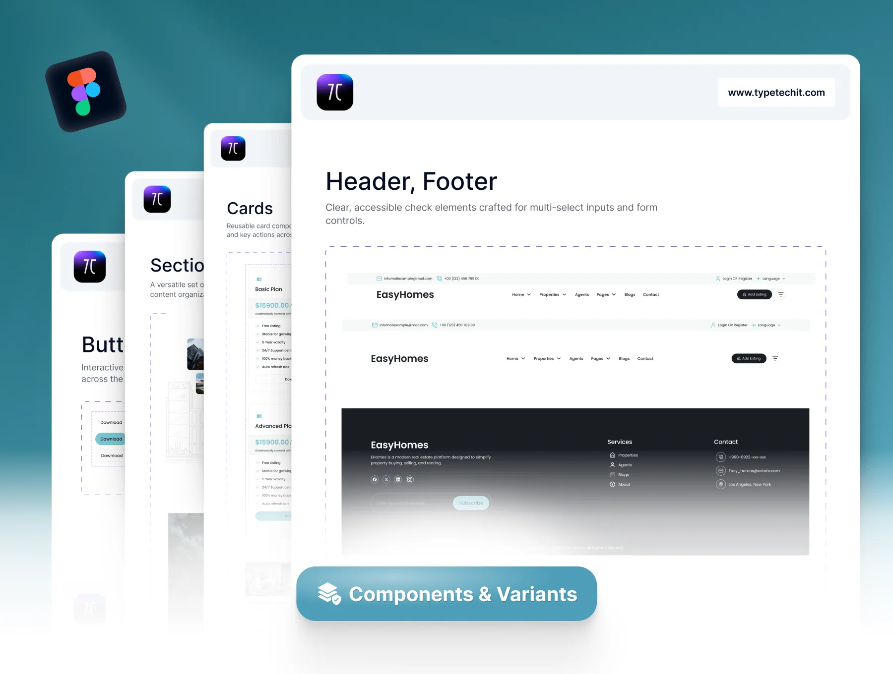 EasyHomes – Complete Real Estate UI Kit for Property Marketplaces 4