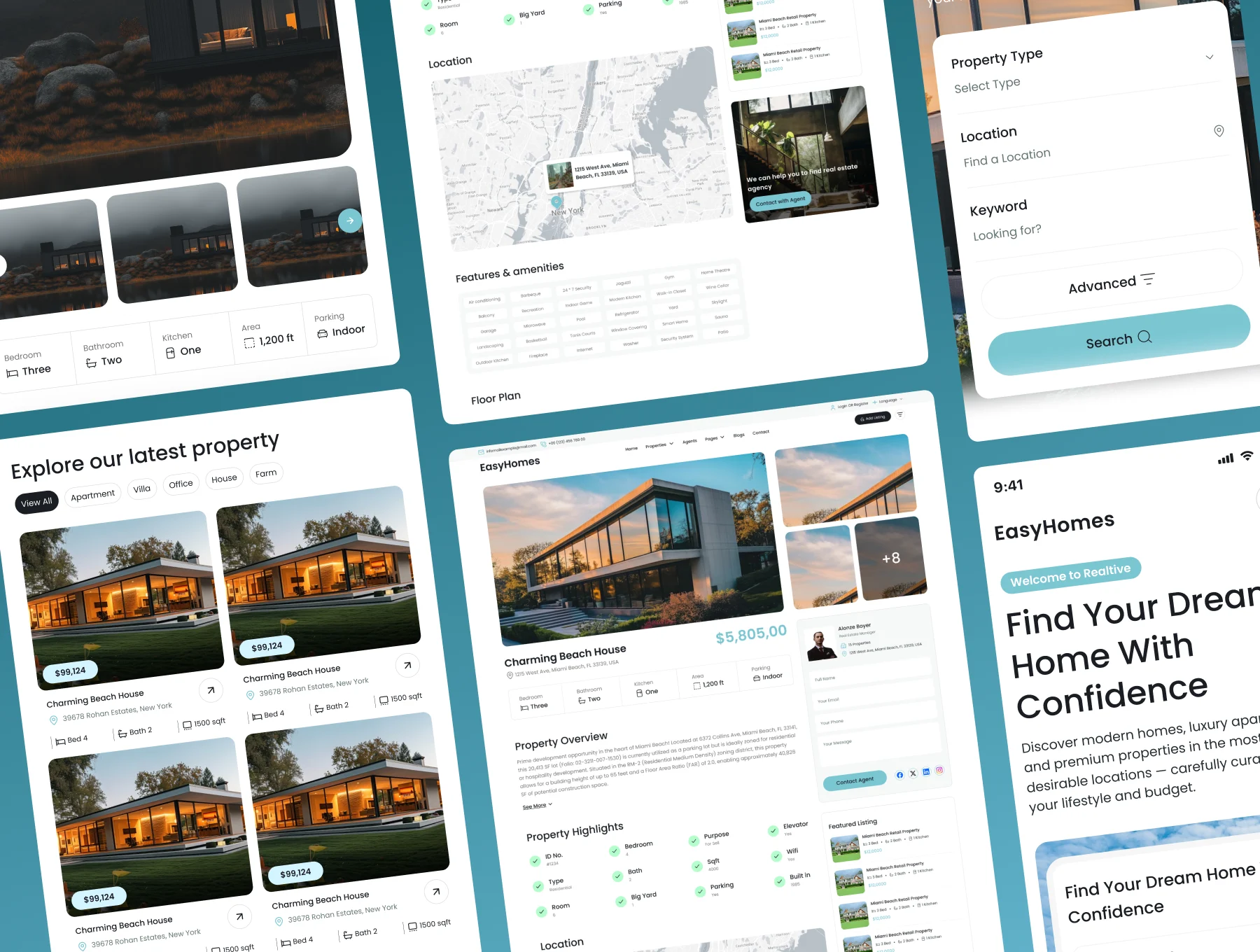 EasyHomes – Complete Real Estate UI Kit for Property Marketplaces 5