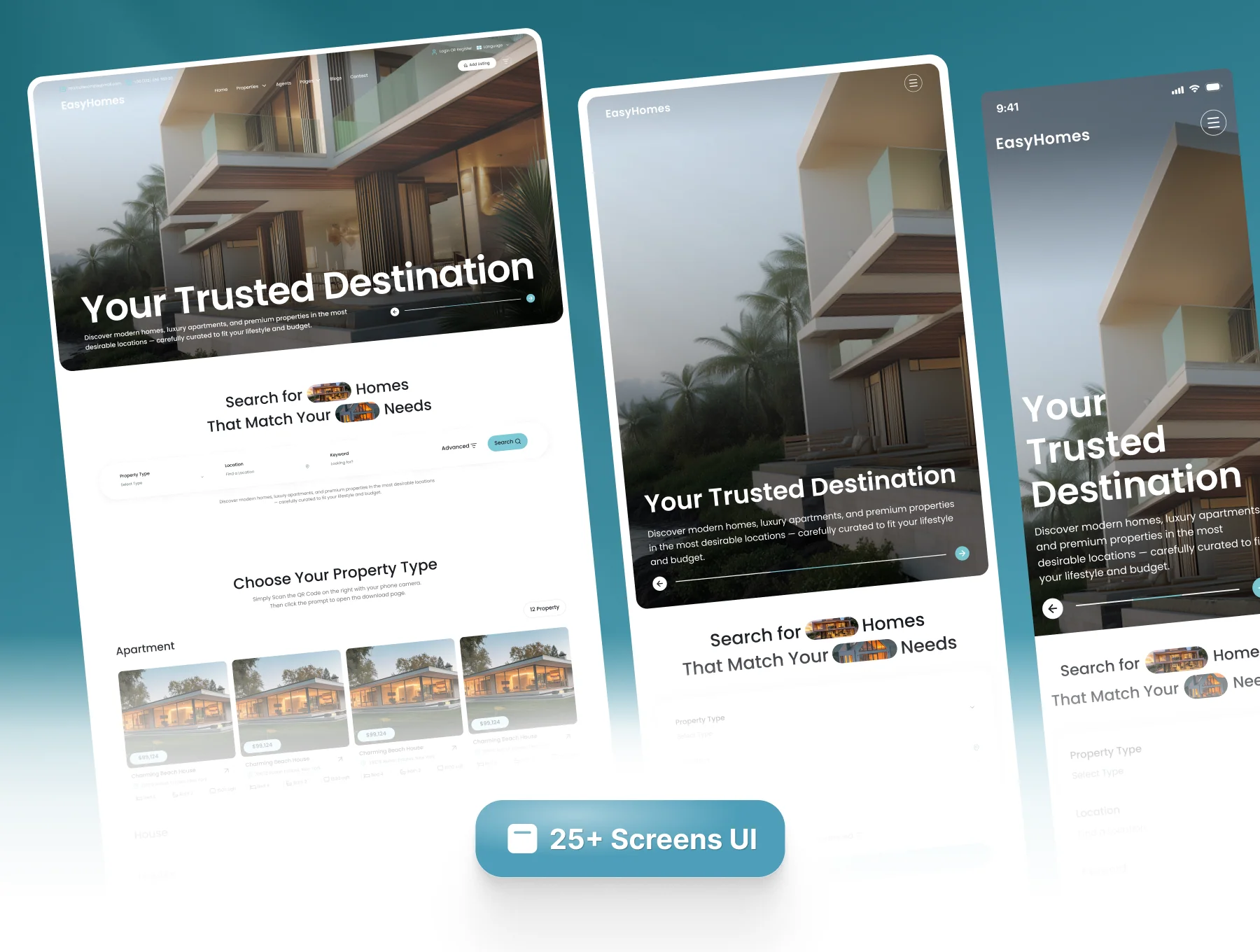 EasyHomes – Complete Real Estate UI Kit for Property Marketplaces 7