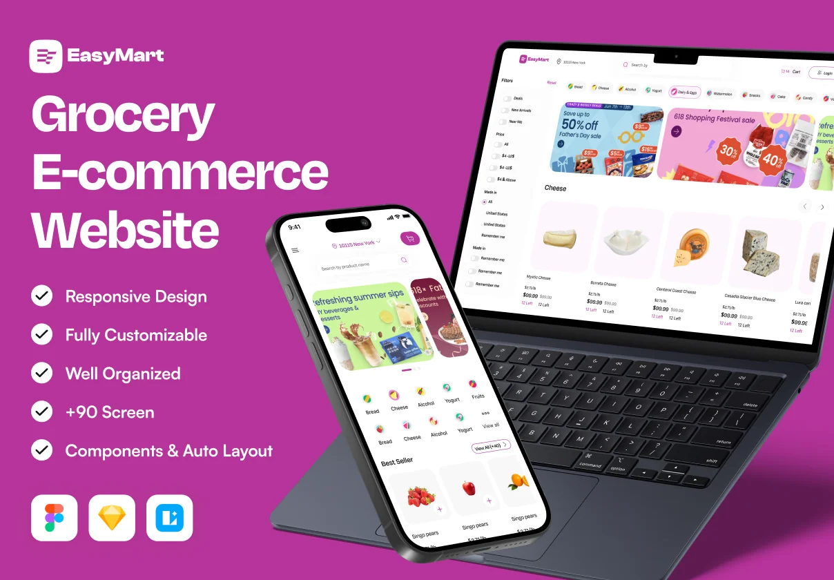 EasyMart Grocery Website